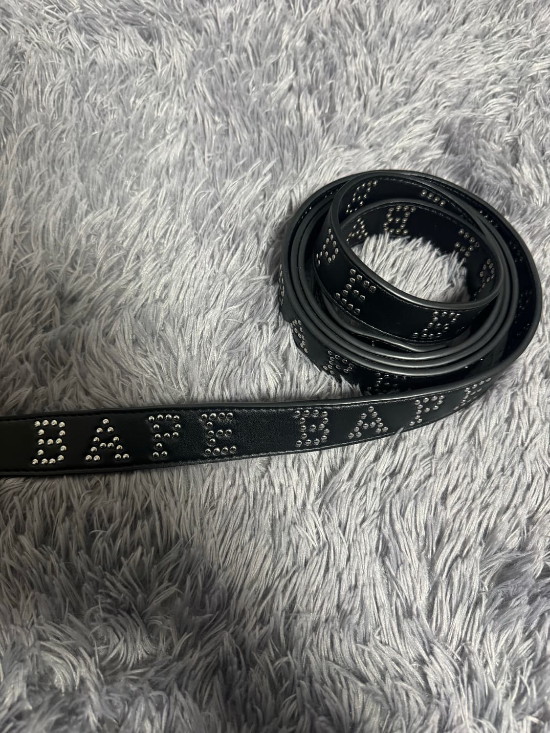 베이프(Bape) 스터드 가죽 벨트 상품이미지3