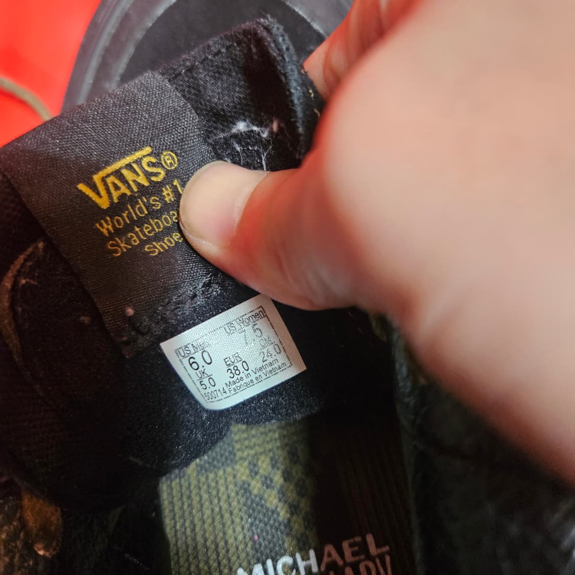 (미사용)반스(Vans) x 마이클페브러리 SK8-Hi 138 스니커즈  상품이미지9