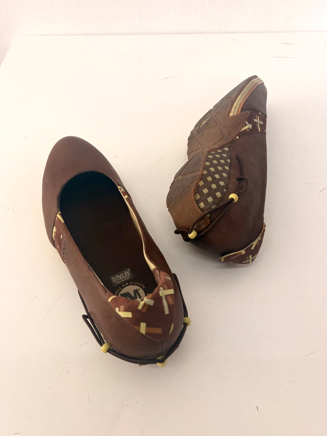 Merrell 가죽 브라운 플랫슈즈 상품이미지6