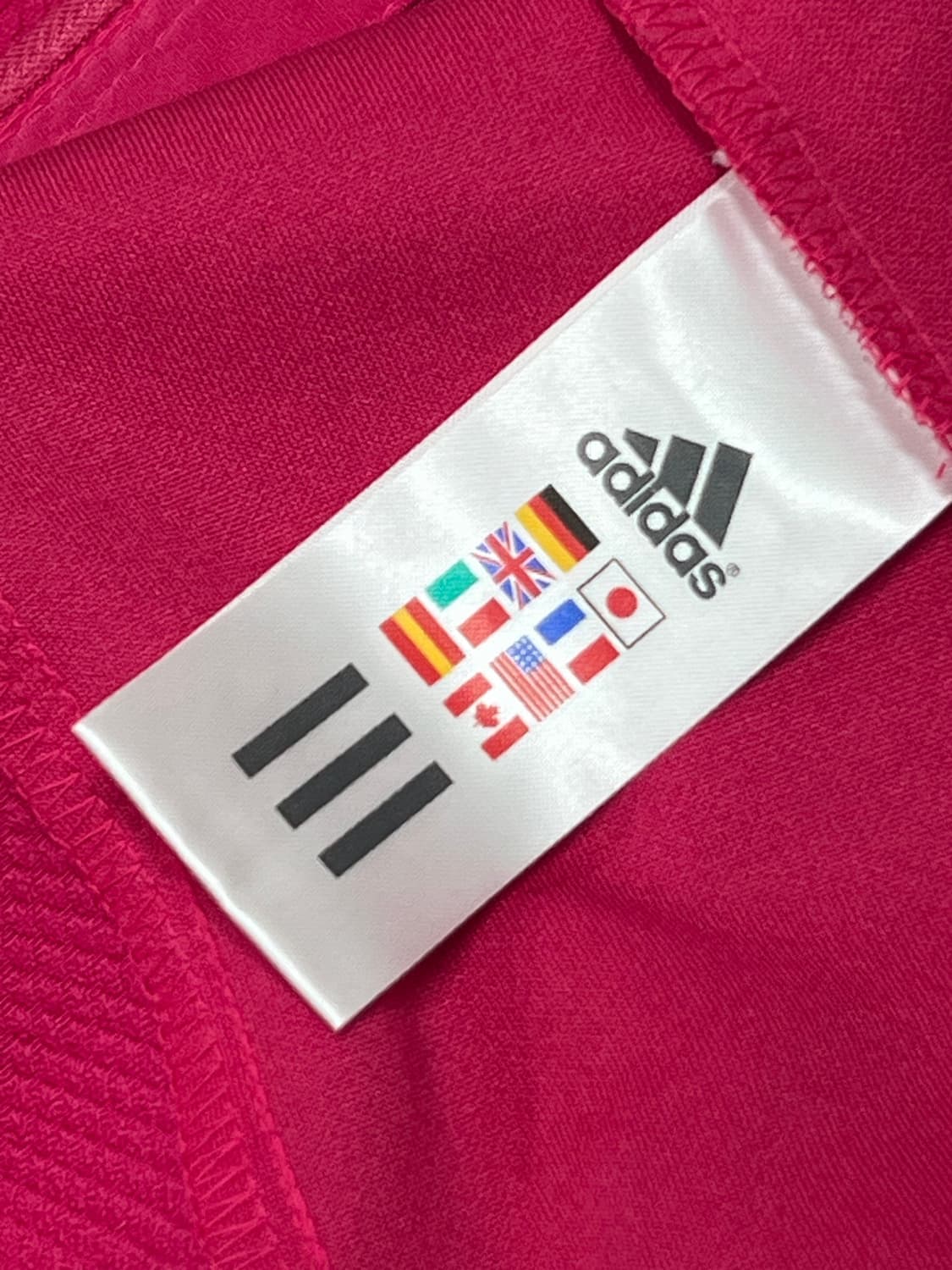 (95) 아디다스 포모션 삼선 바람막이 핑크 상품이미지4