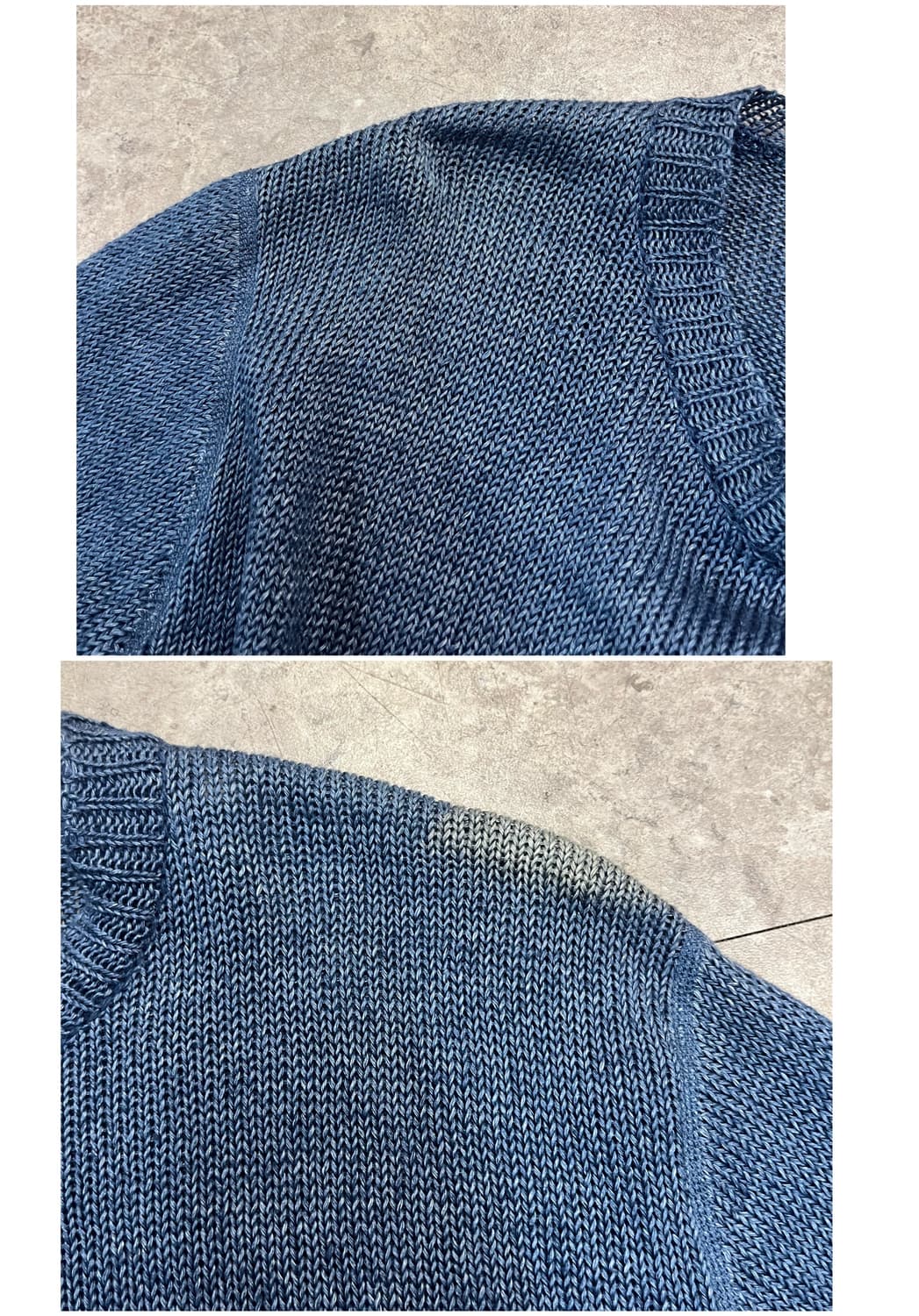 아워레가시 헴프 스웨터 블루 50 #csz2469 상품이미지6