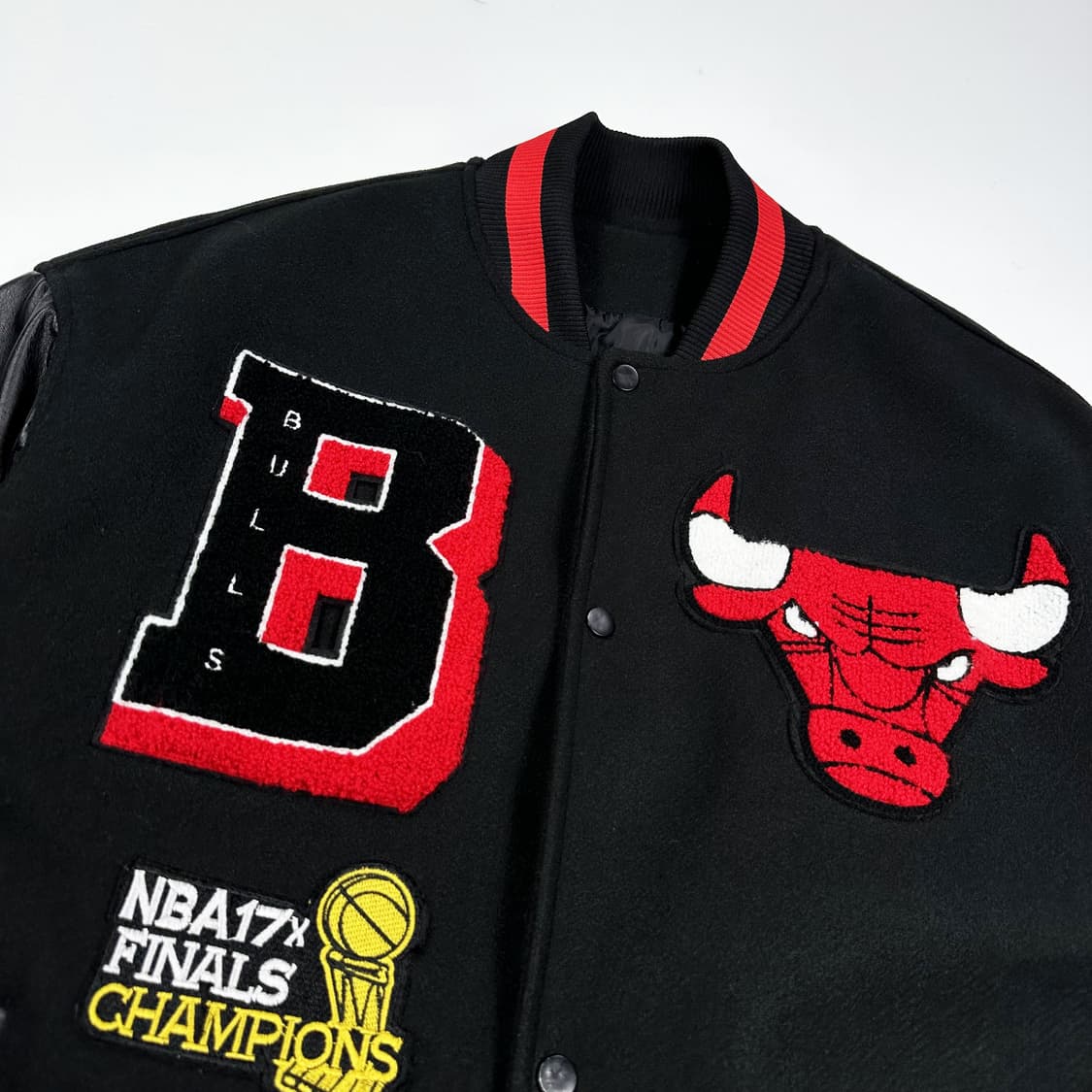 VTG 빈티지 NBA 시카고불스 모직 바시티자켓 XL 상품이미지4