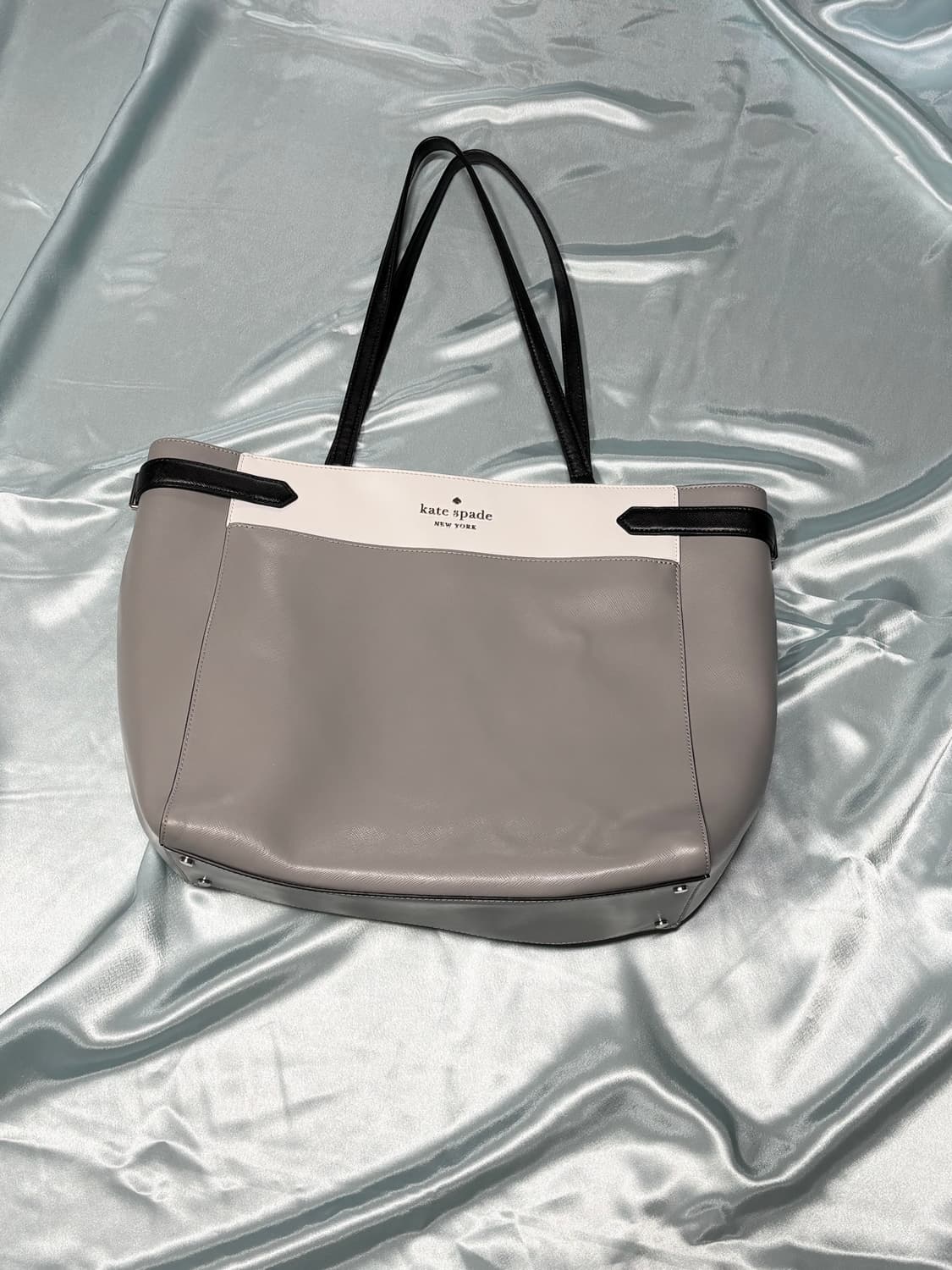 Kate Spade new york 실버 레더 숄더백 가죽 가방 상품이미지5