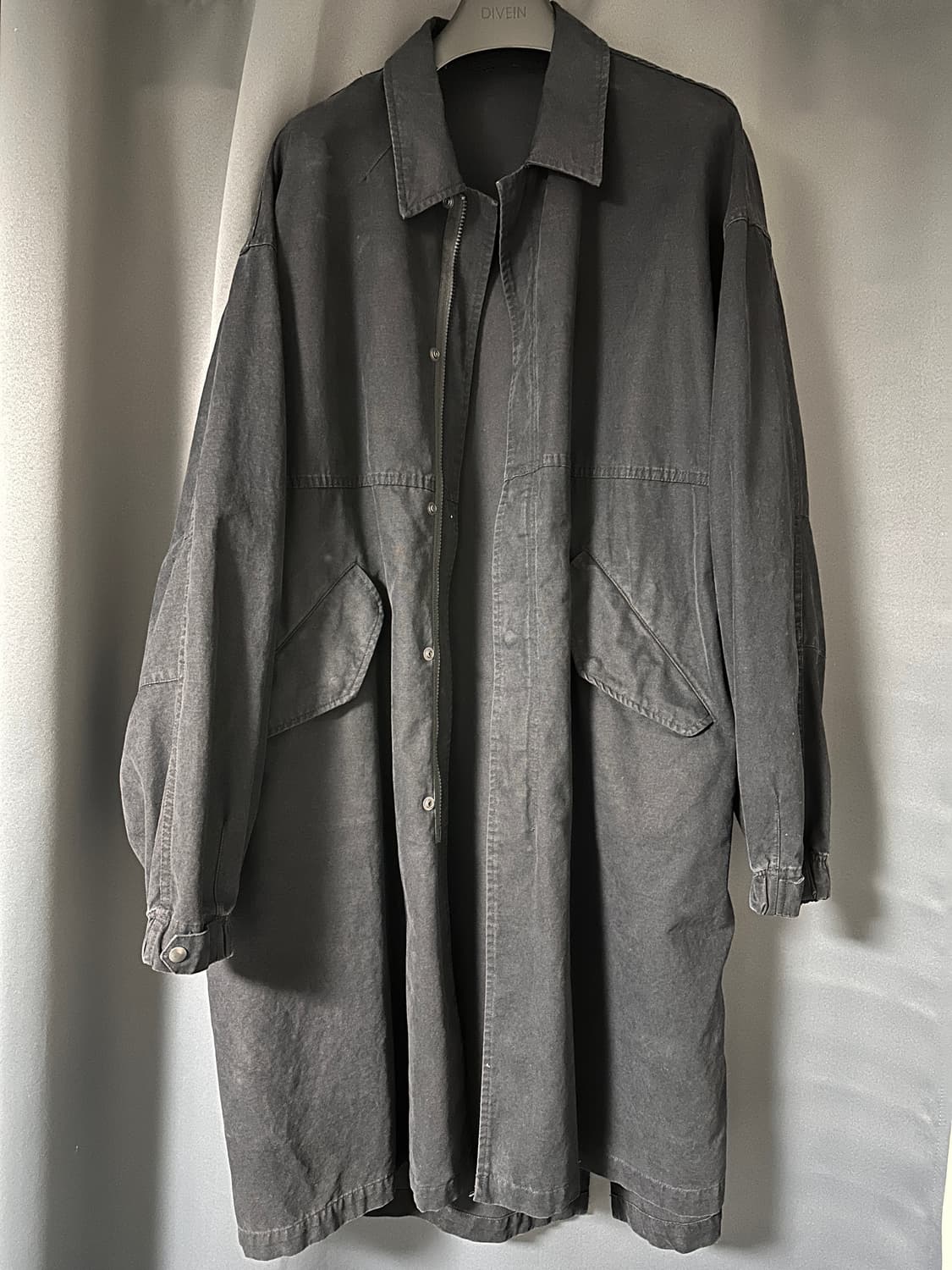 다이브인 트러커파카 블랙 1사이즈 상품이미지3