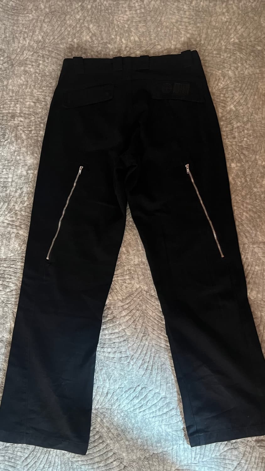 플라스틱프로덕트 MPa 웨이브 지퍼 팬츠 - 블랙 상품이미지6