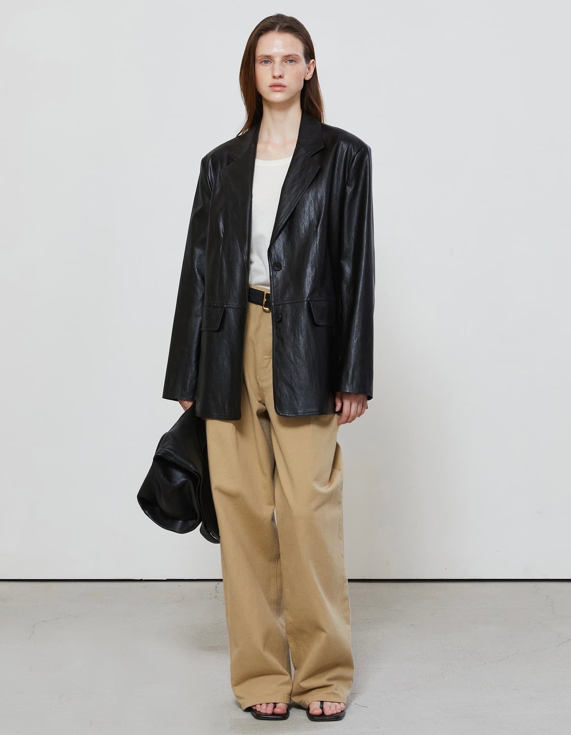 [NOTIA] 노티아 레더 자켓 상품이미지2