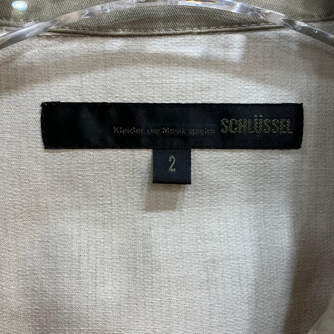 SCHLÜSSEL 슈리셀 그레이 코튼 자켓 2 상품이미지2