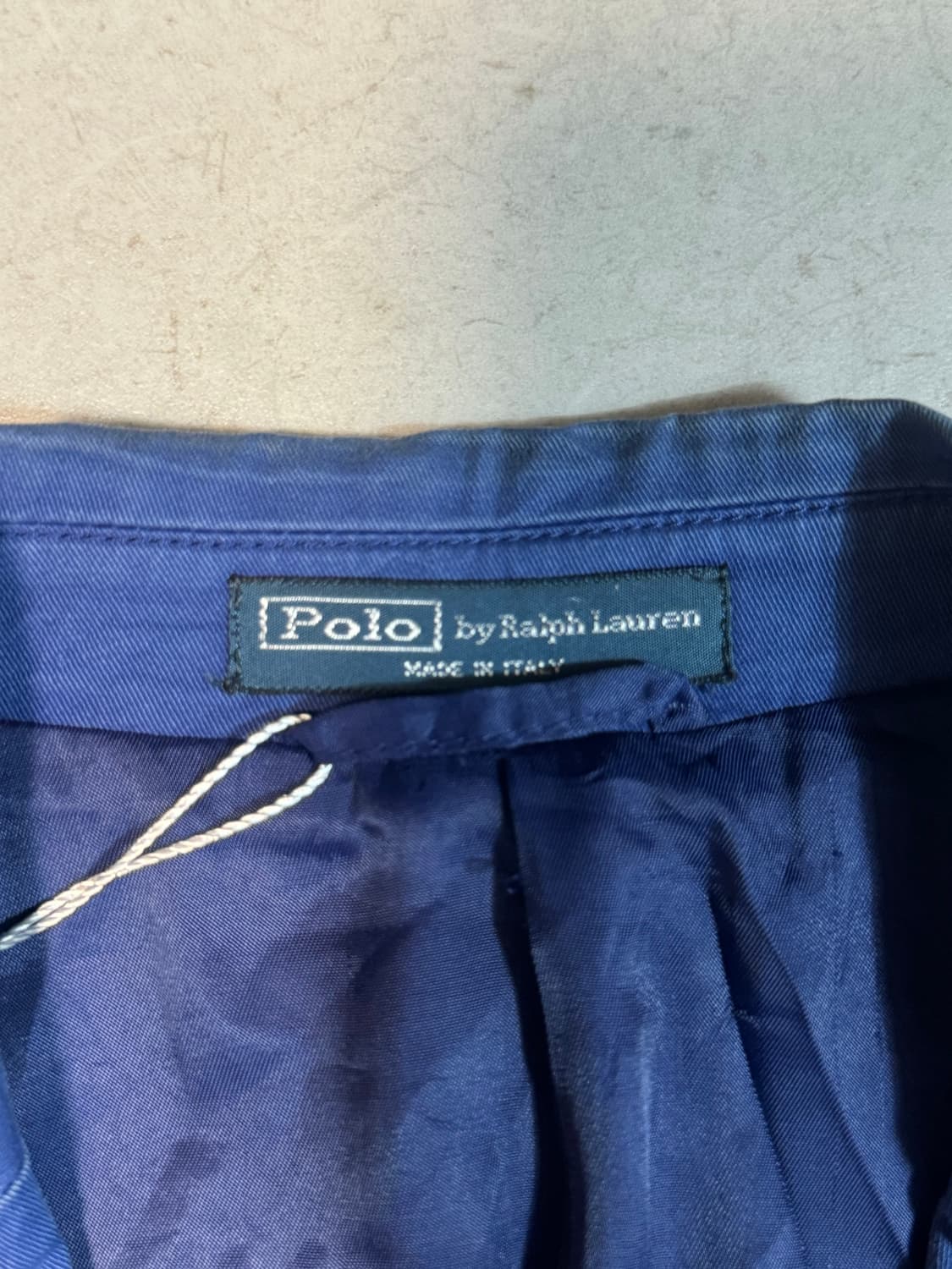 Polo 폴로 랄프로렌 made in italy 엘라스틴 블레이저 자켓 상품이미지4