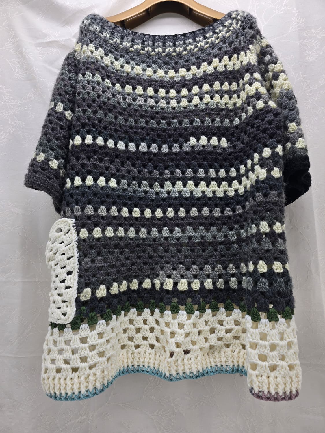 핸드메이드 크로셰 뜨개 반팔 상의 상품이미지1