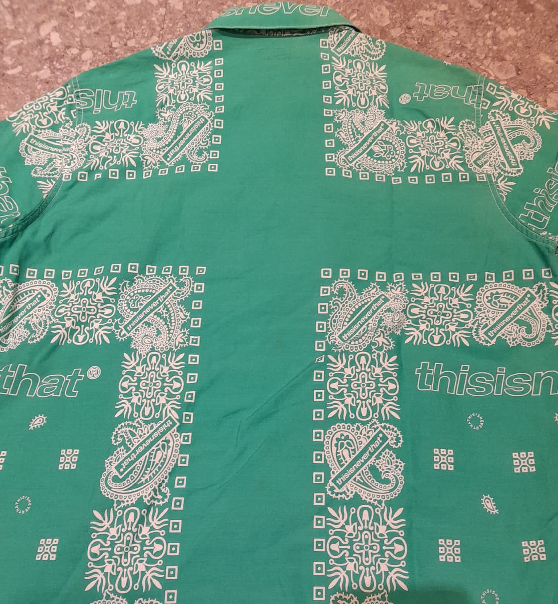 💥디스이즈네버댓 오픈카라 페이즐리 셔츠 (M)
 상품이미지9