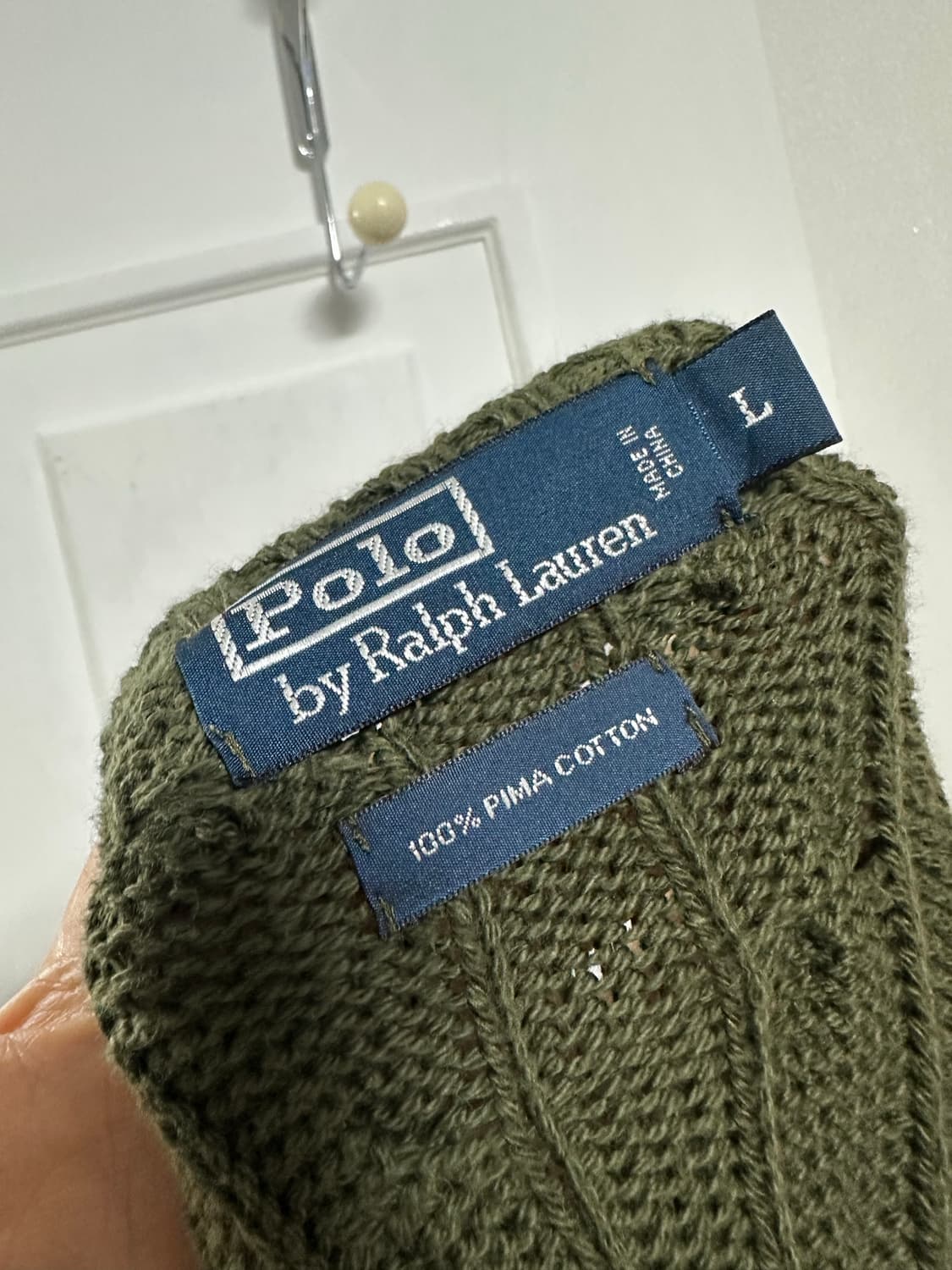 폴로 랄프로렌 꽈배기 니트 상품이미지3