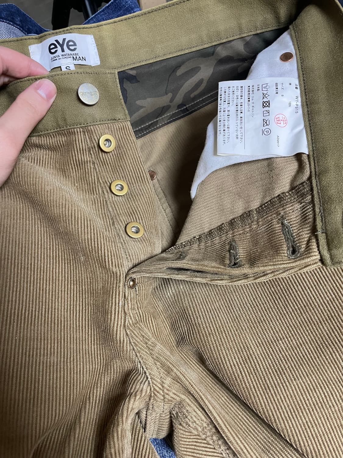 Junya watanabe x carhartt 코듀로이 카펜터  상품이미지3