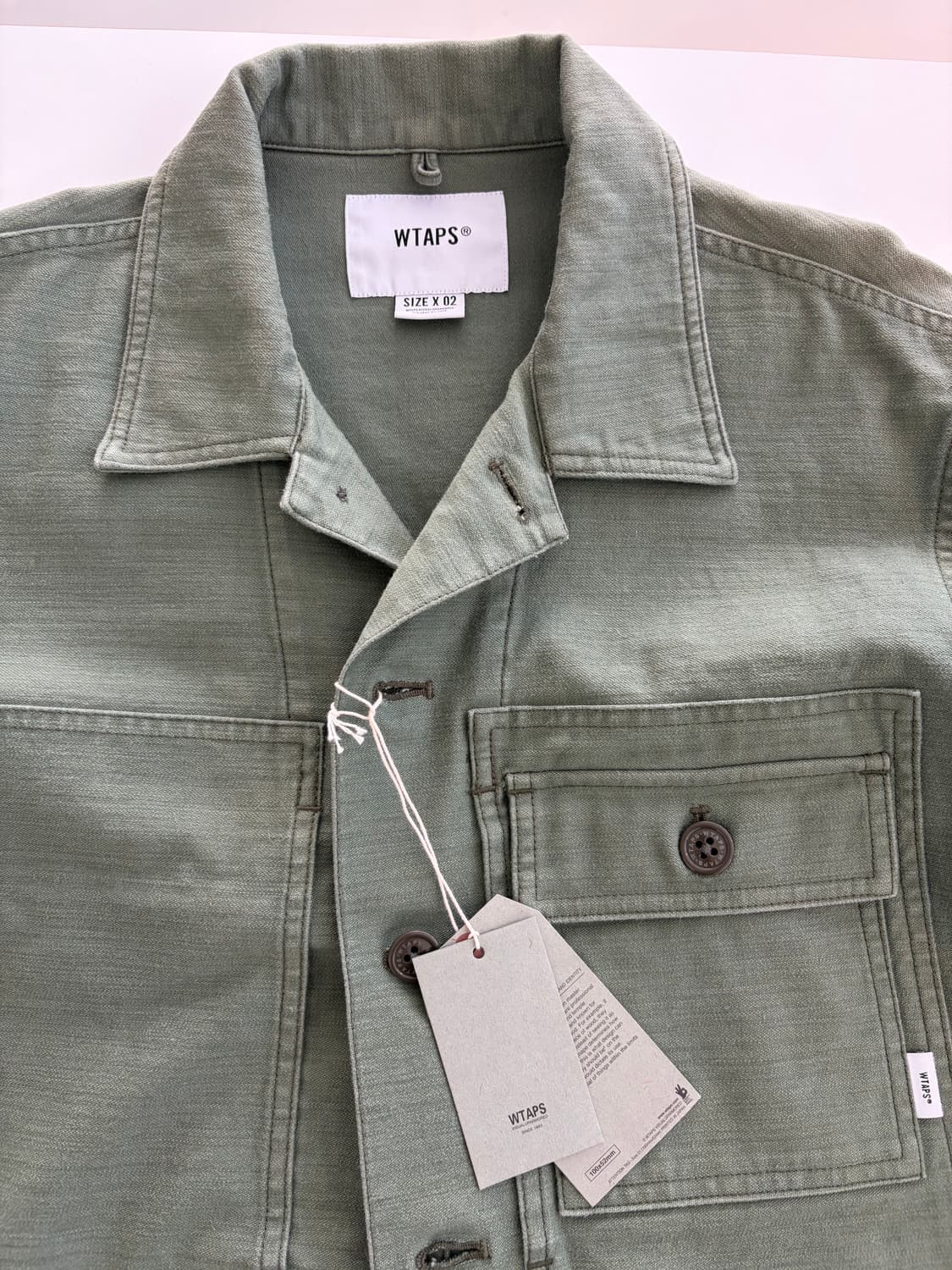 더블탭스 wteps 카크 그린 정글 셔츠 02 (L) 상품이미지3