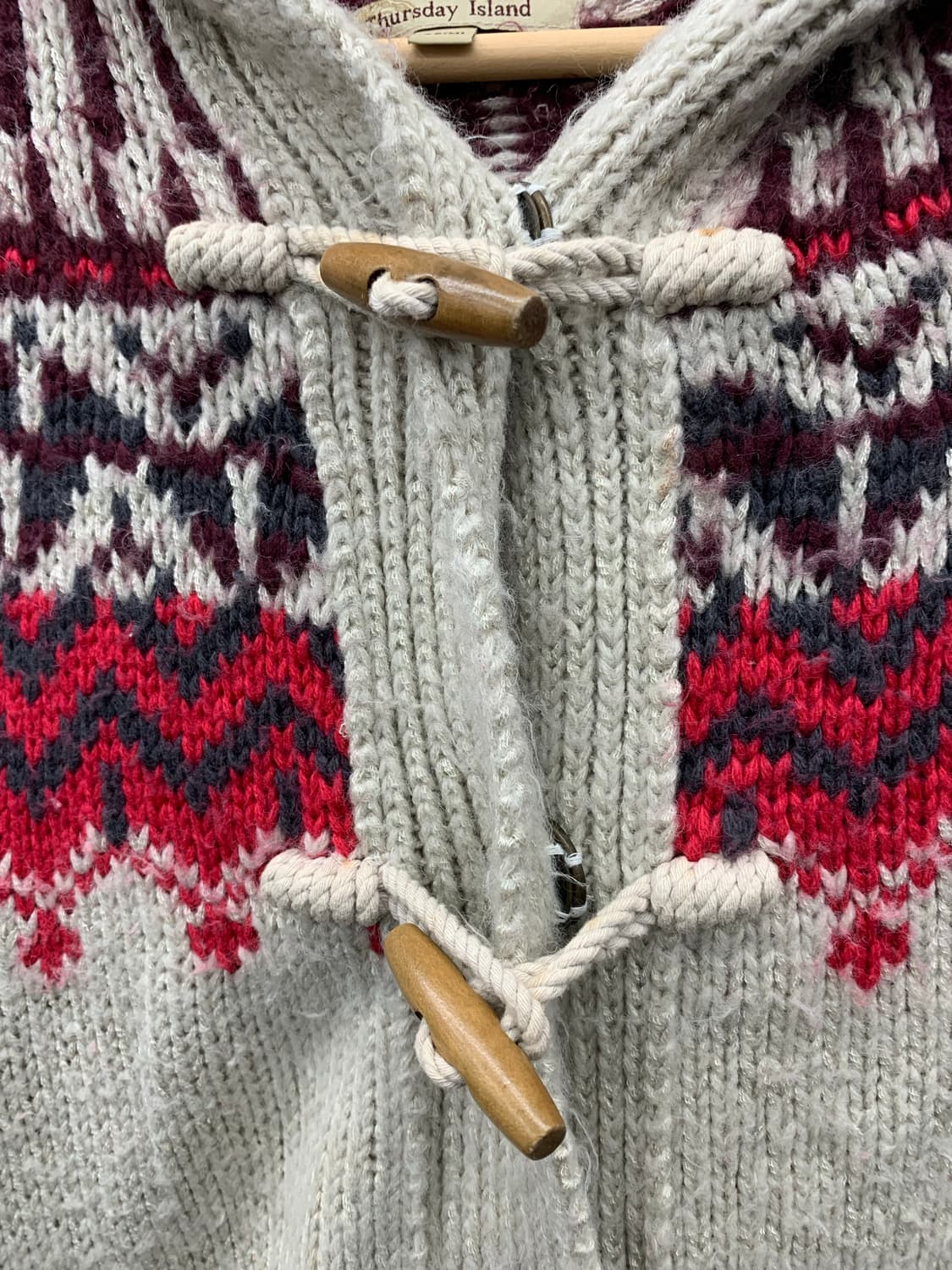 Thursday island 노르딕 떡볶이 후드 가디건 상품이미지9