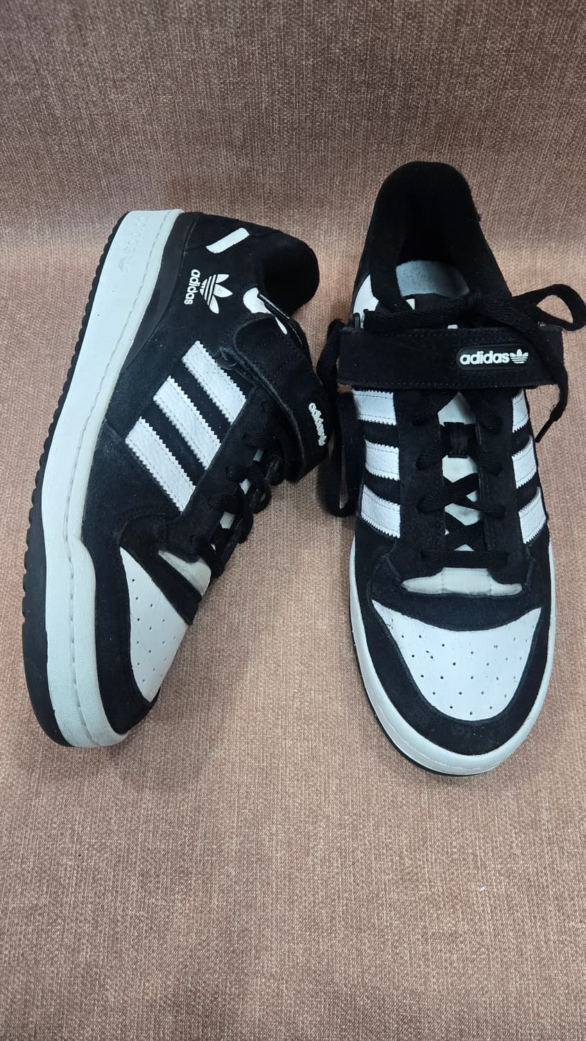 아디다스 300mm- 포럼 로우 블랙 화이트 상품이미지1