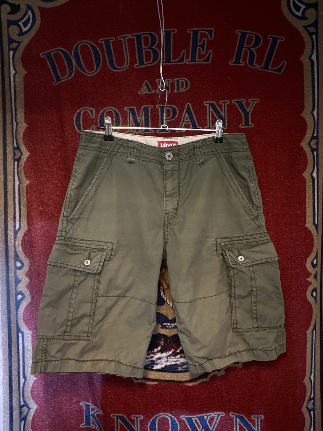 Levis 카키 하프팬츠 상품이미지1