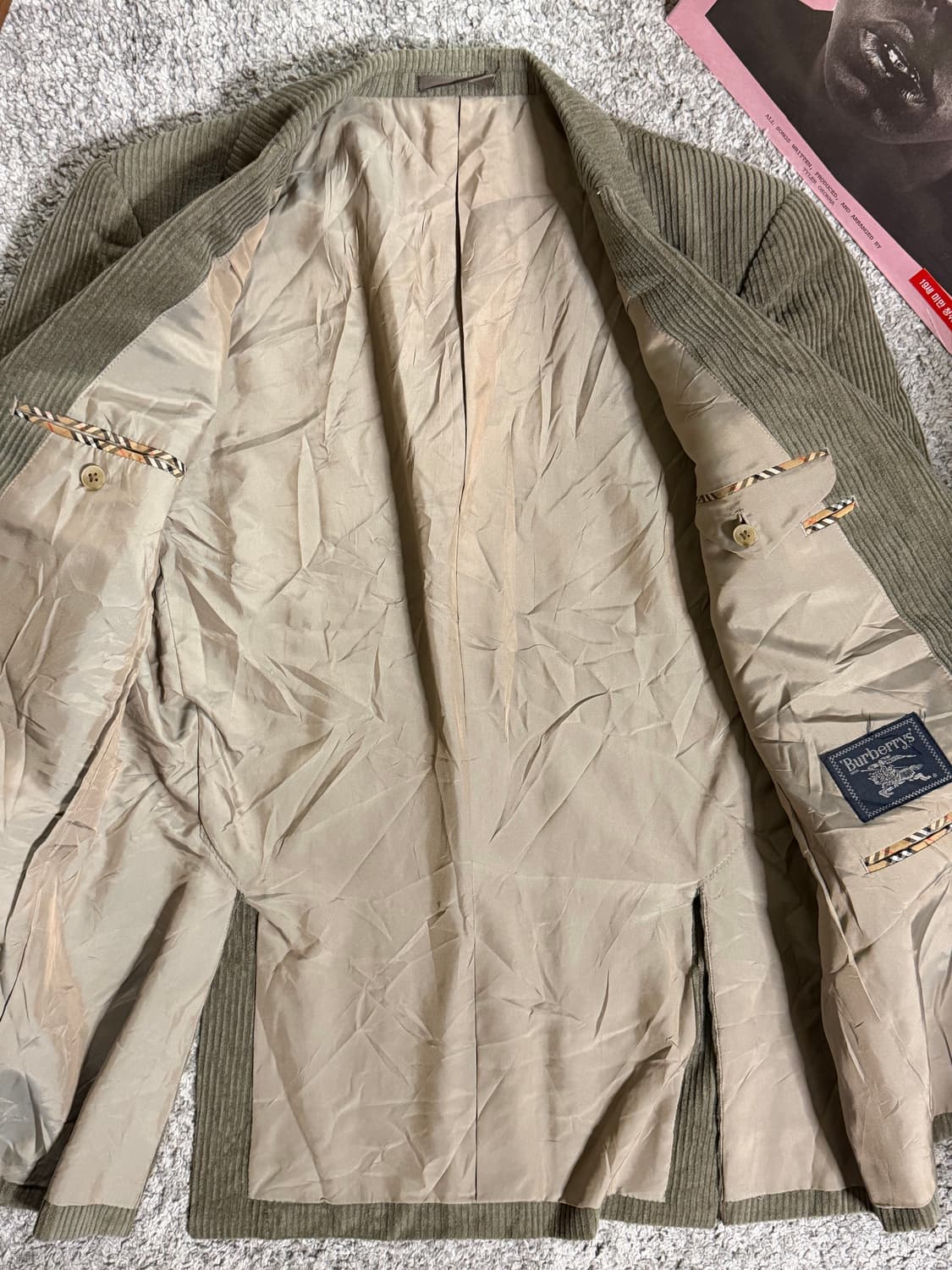 버버리 코듀로이 블레이저 상품이미지8