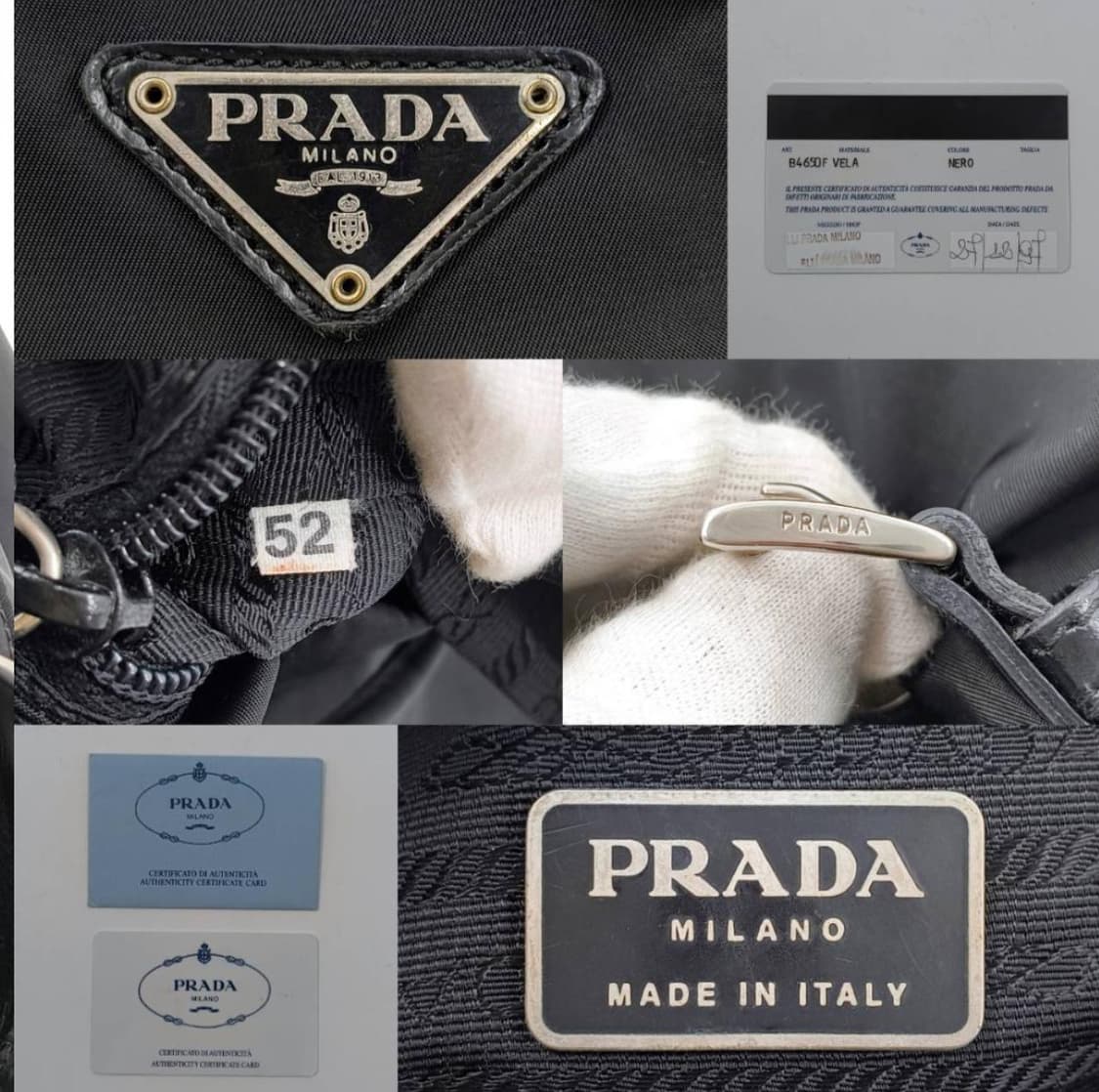 Prada 프라다 포코노 나일론 원포켓 백팩 스몰 상품이미지9