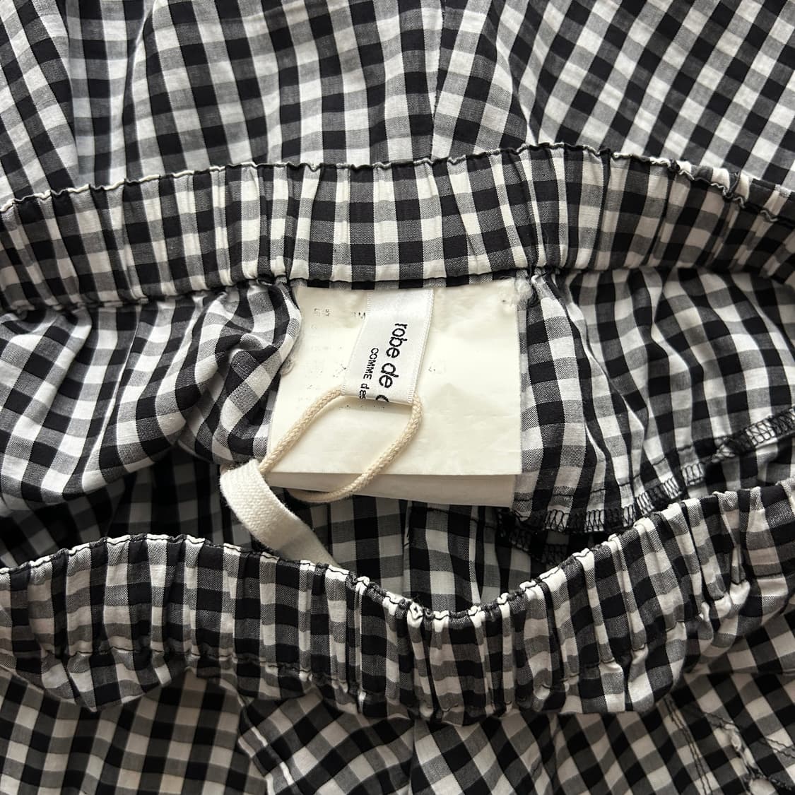 Gingham Check Asymmetry Pants 상품이미지8