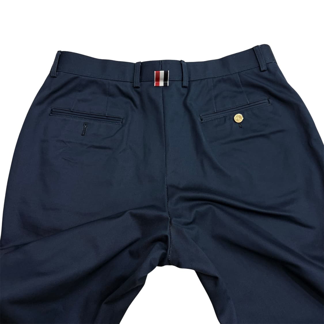톰브라운 네이비 코튼 치노 바지 팬츠 (3) 상품이미지3