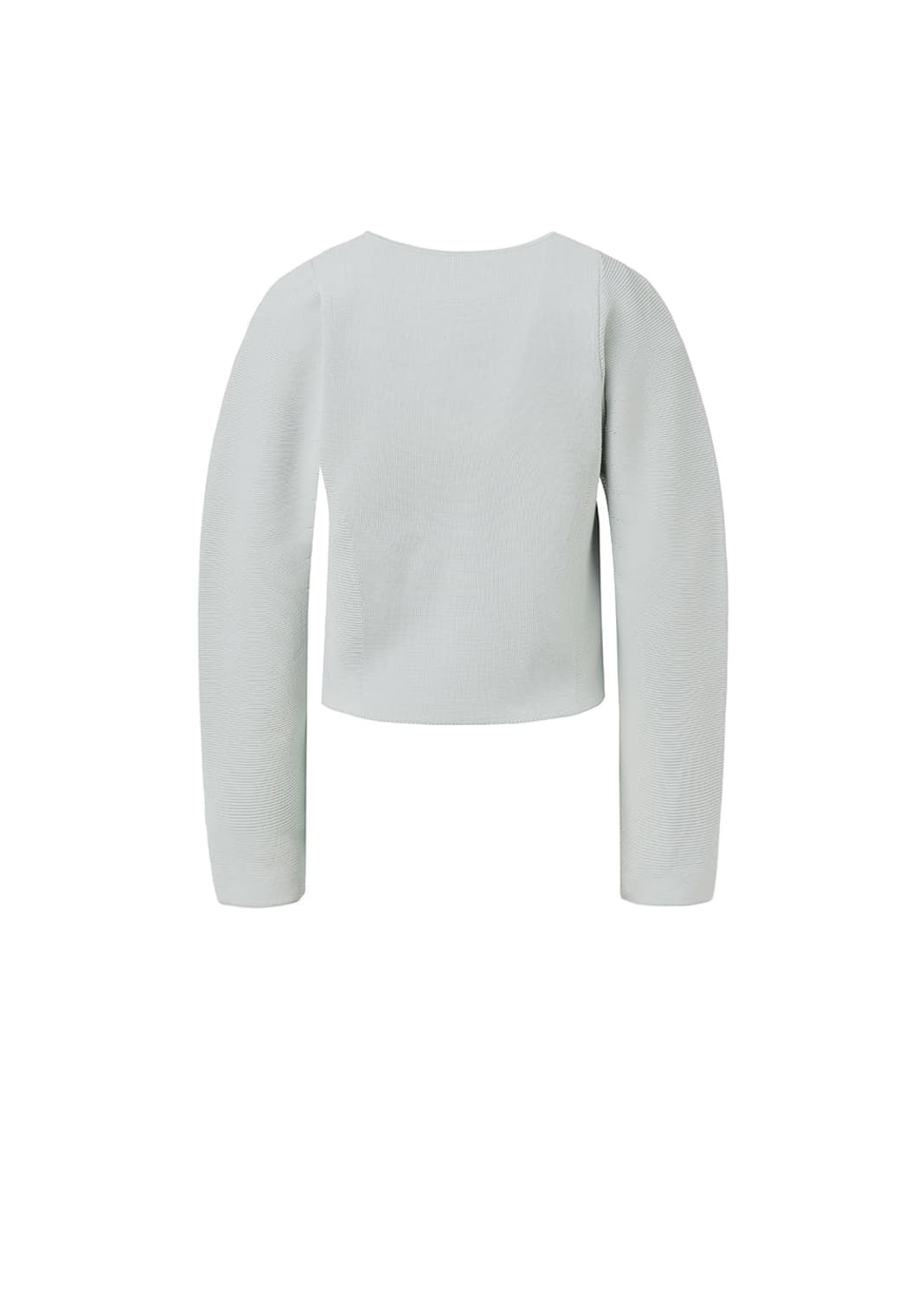 아모멘토 Rounded Zip-Up Cardigan, Grey 상품이미지2