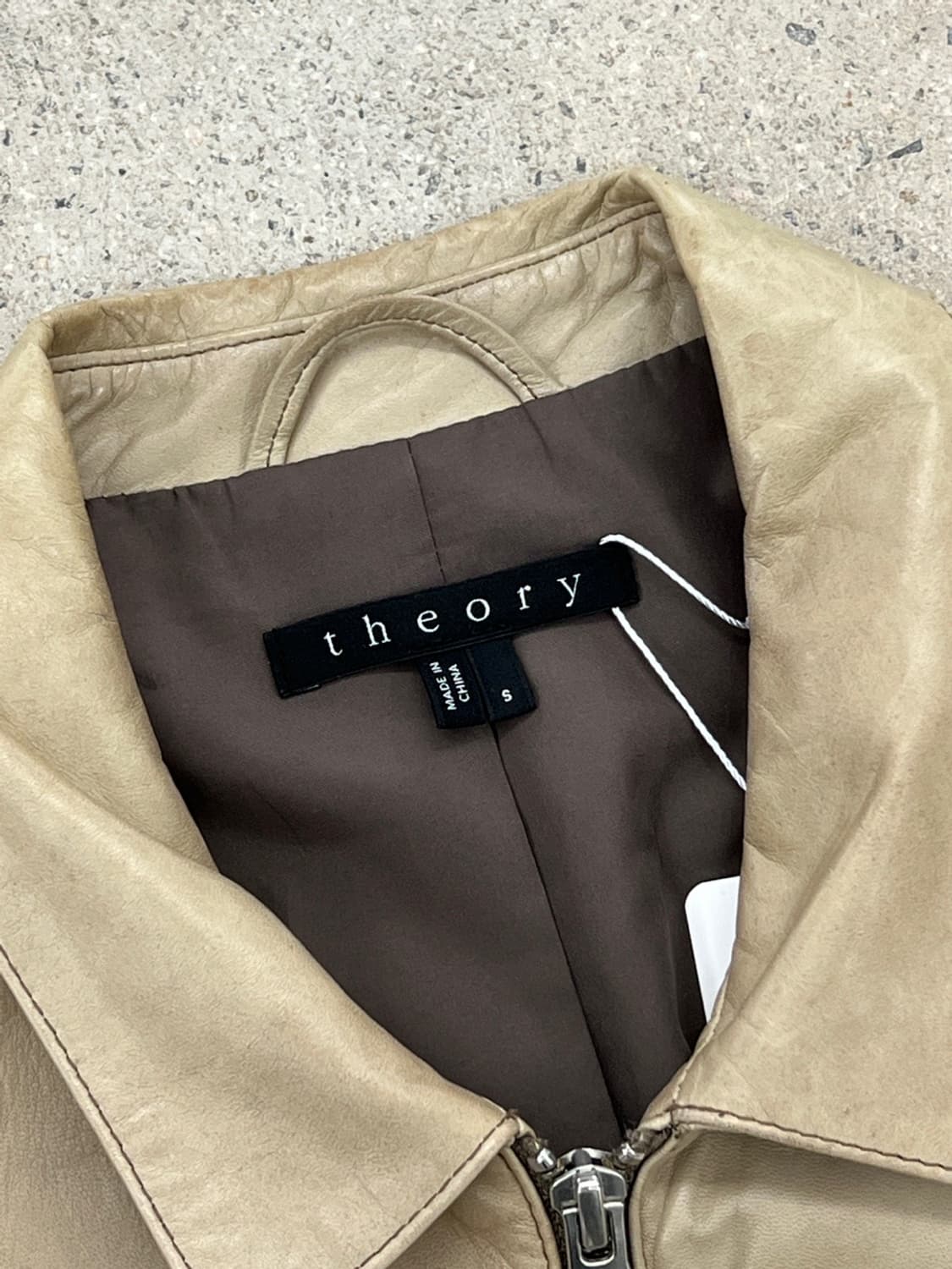 띠어리 램스킨 싱글 라이더 자켓 상품이미지8