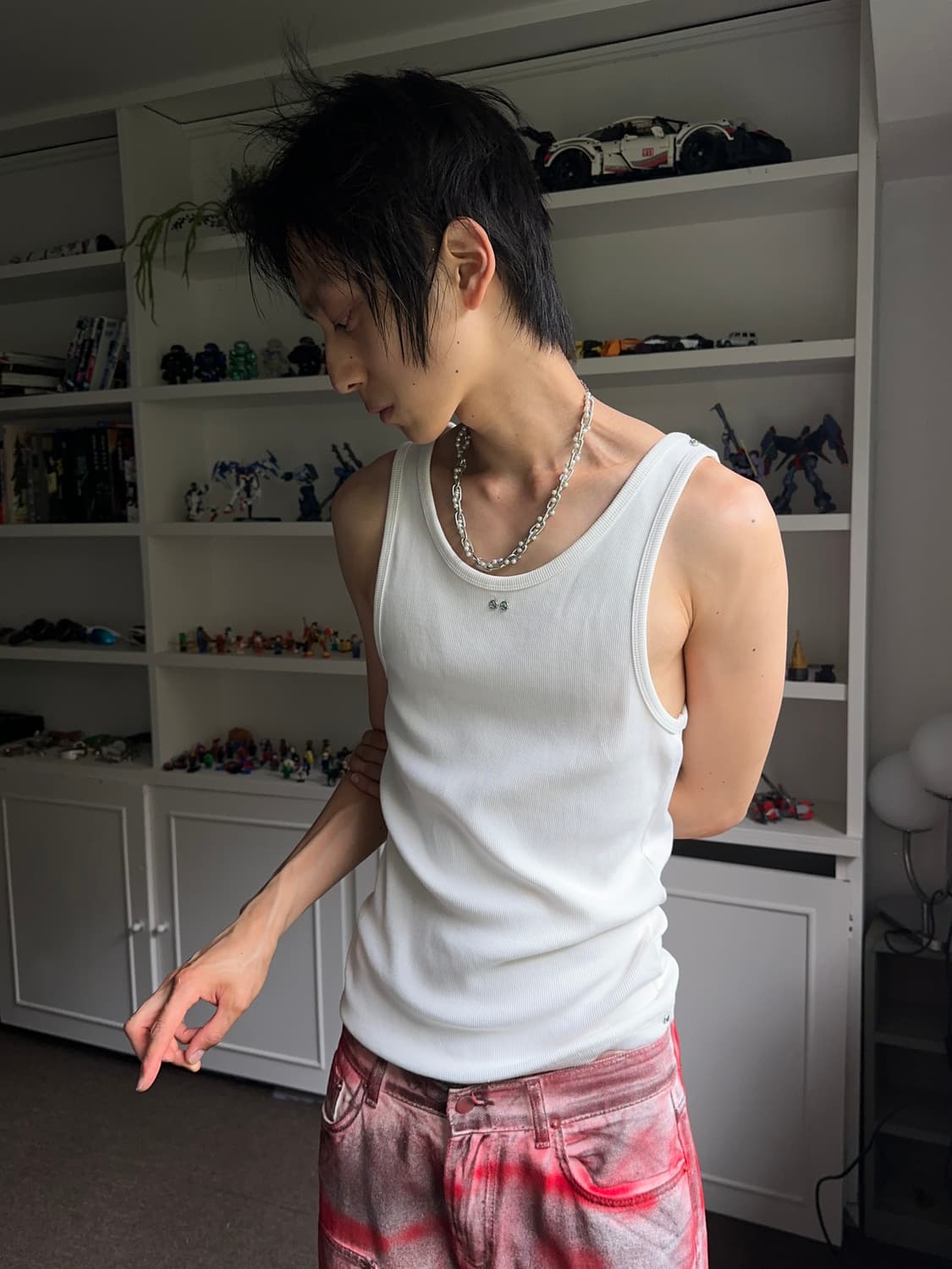 젬스톤 컷 아웃 슬리브리스 상품이미지3