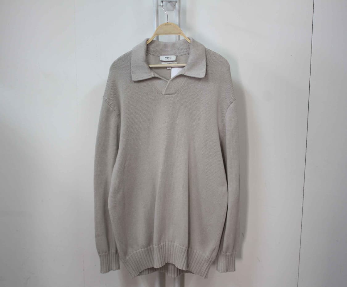 N-10575/COS 정품 남성용 카라넥 니트 S 상품이미지1