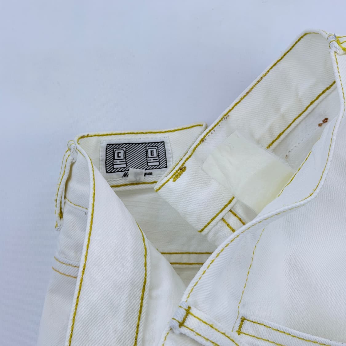 카브엠트 옐로우 스티치포인트 코튼팬츠 상품이미지4