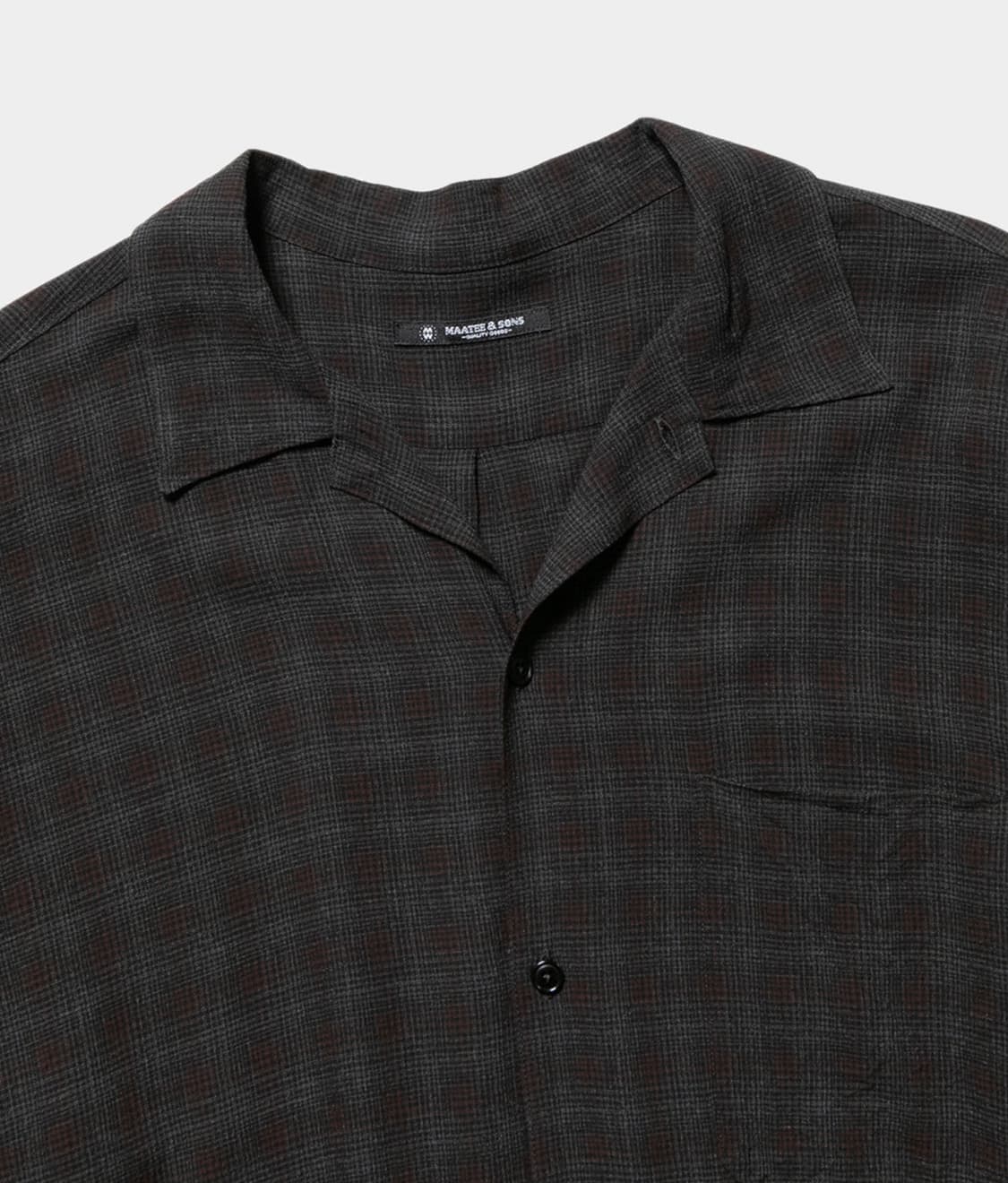 [1] MAATEE&SONS 마티앤선즈 오픈 카라 강연 레이온 셔츠 상품이미지3