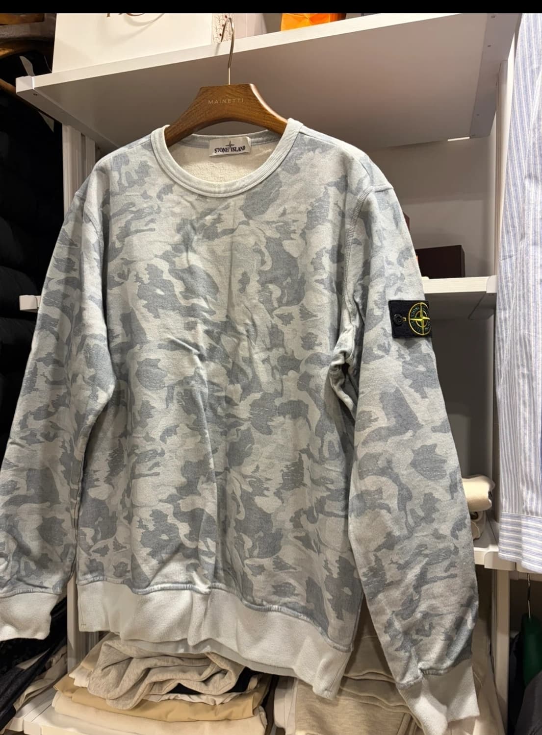 스톤아일랜드 빅룸 카모 맨투맨XL 상품이미지1