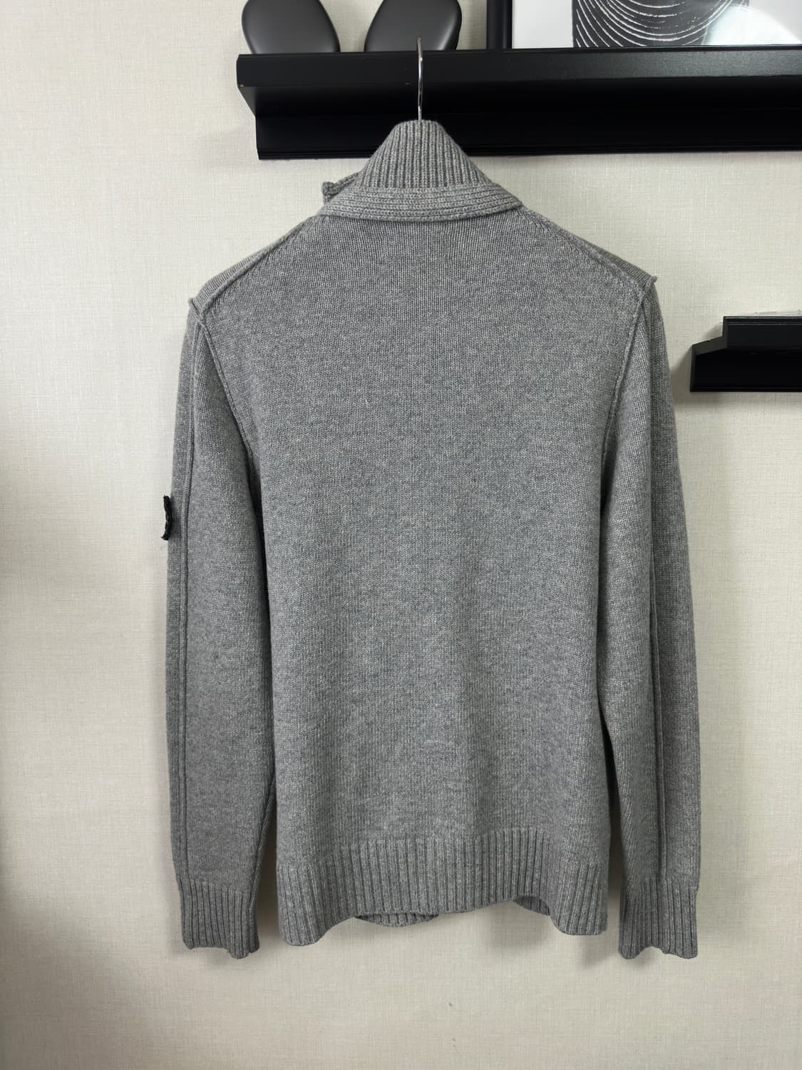 스톤아일랜드 그레이 니트 가디건 Xl(100-105) 상품이미지2