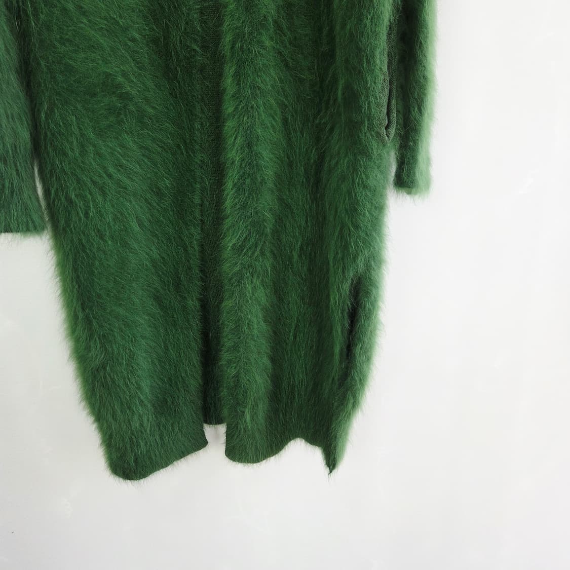 QUEEN'S RABBIT 퀸즈래빗 그린 앙고라 롱가디건 프리사이즈 상품이미지4