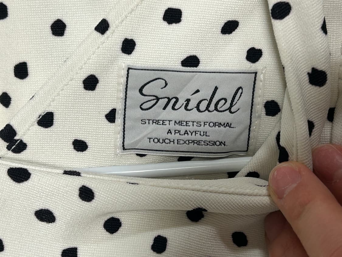 snidel 스나이델 도트 리본 원피스 상품이미지4