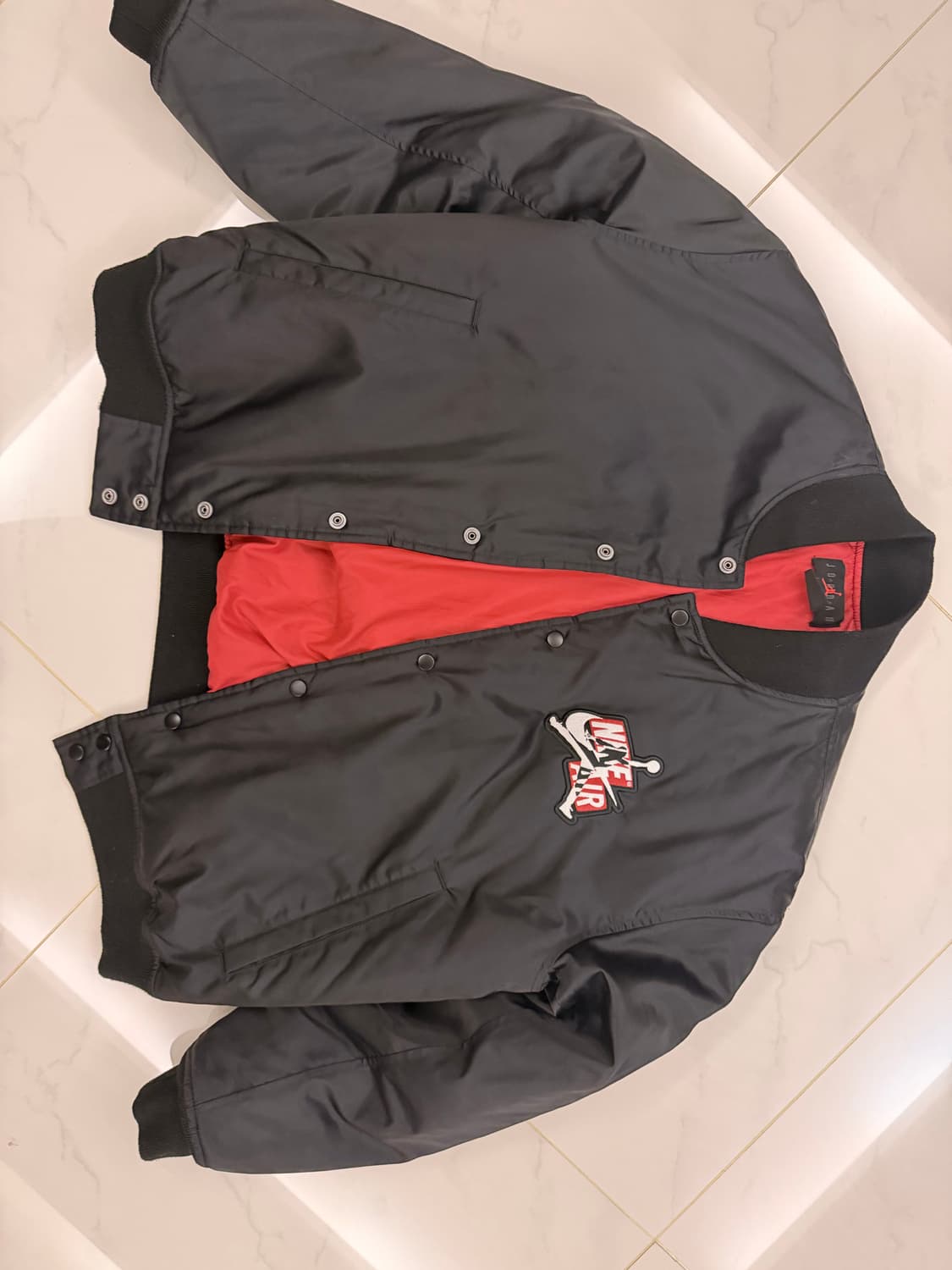 조던 블랙 봄버 자켓 NIKE AIR 패치 상품이미지1