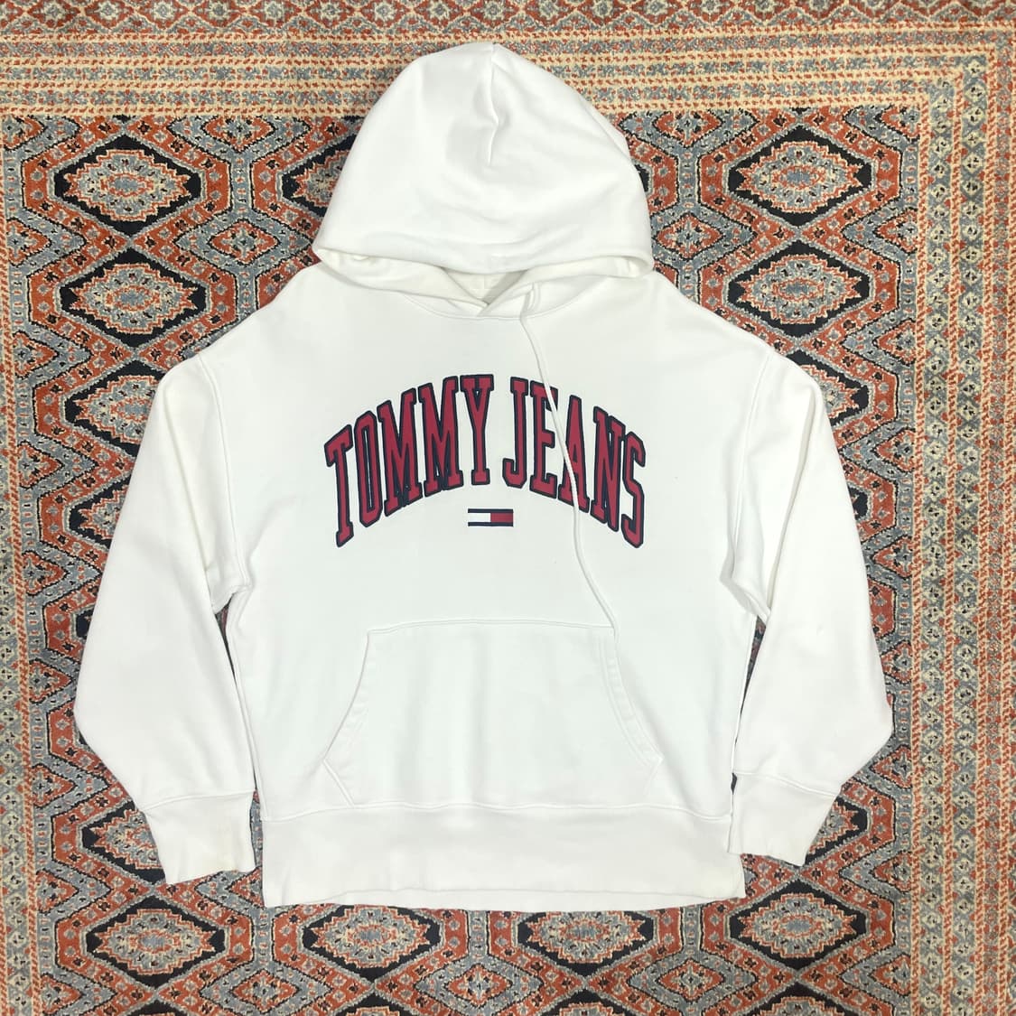 타미진스 스펠로고 화이트 후드티셔츠 남성L  상품이미지1