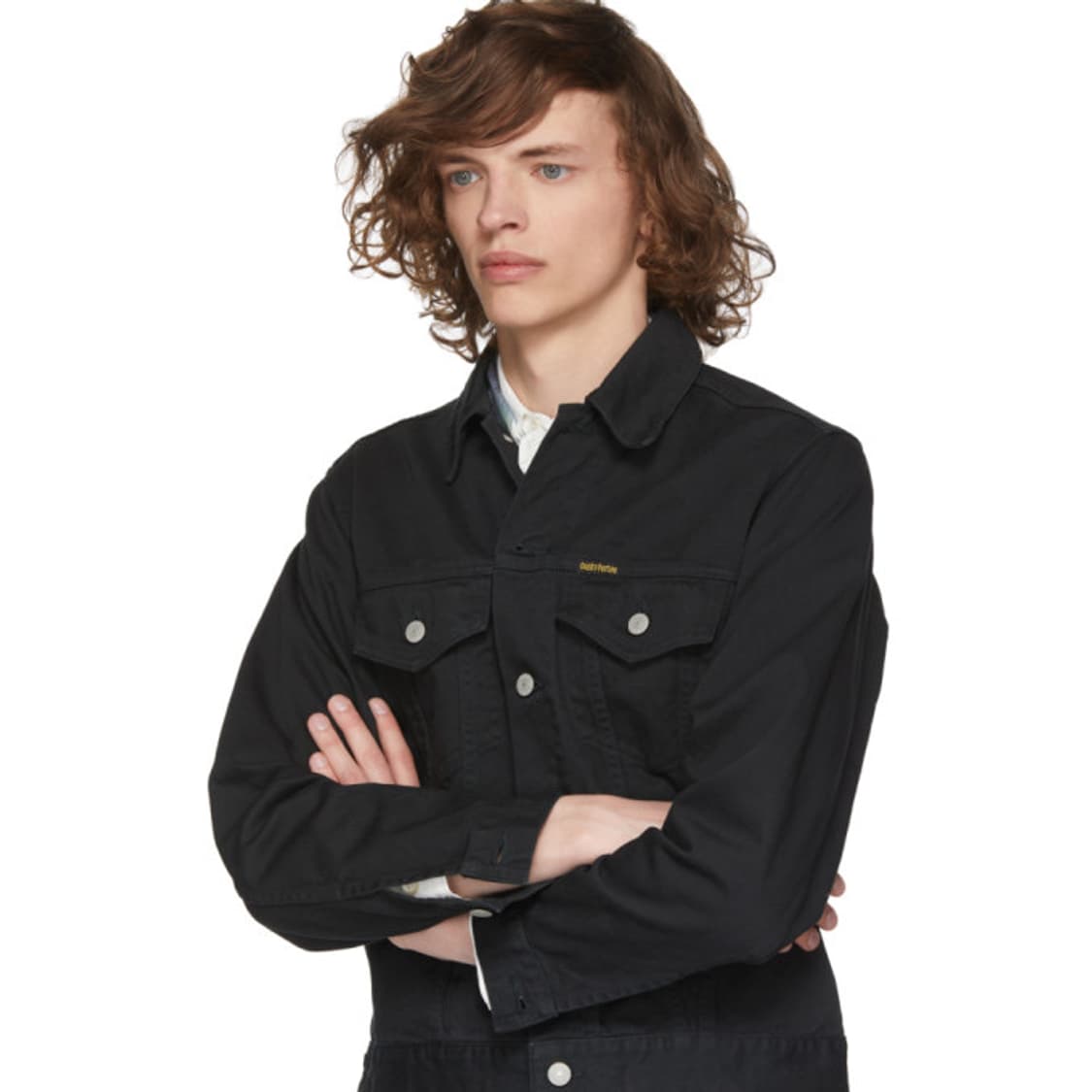 와코마리아 블랙 데님 자켓 상품이미지2