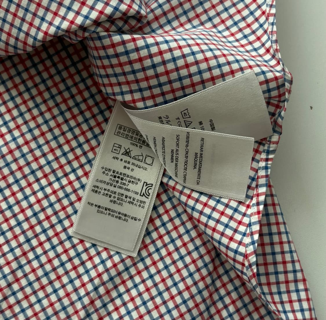 Polo 폴로랄프로렌 마이크로 체크 셔츠 상품이미지5