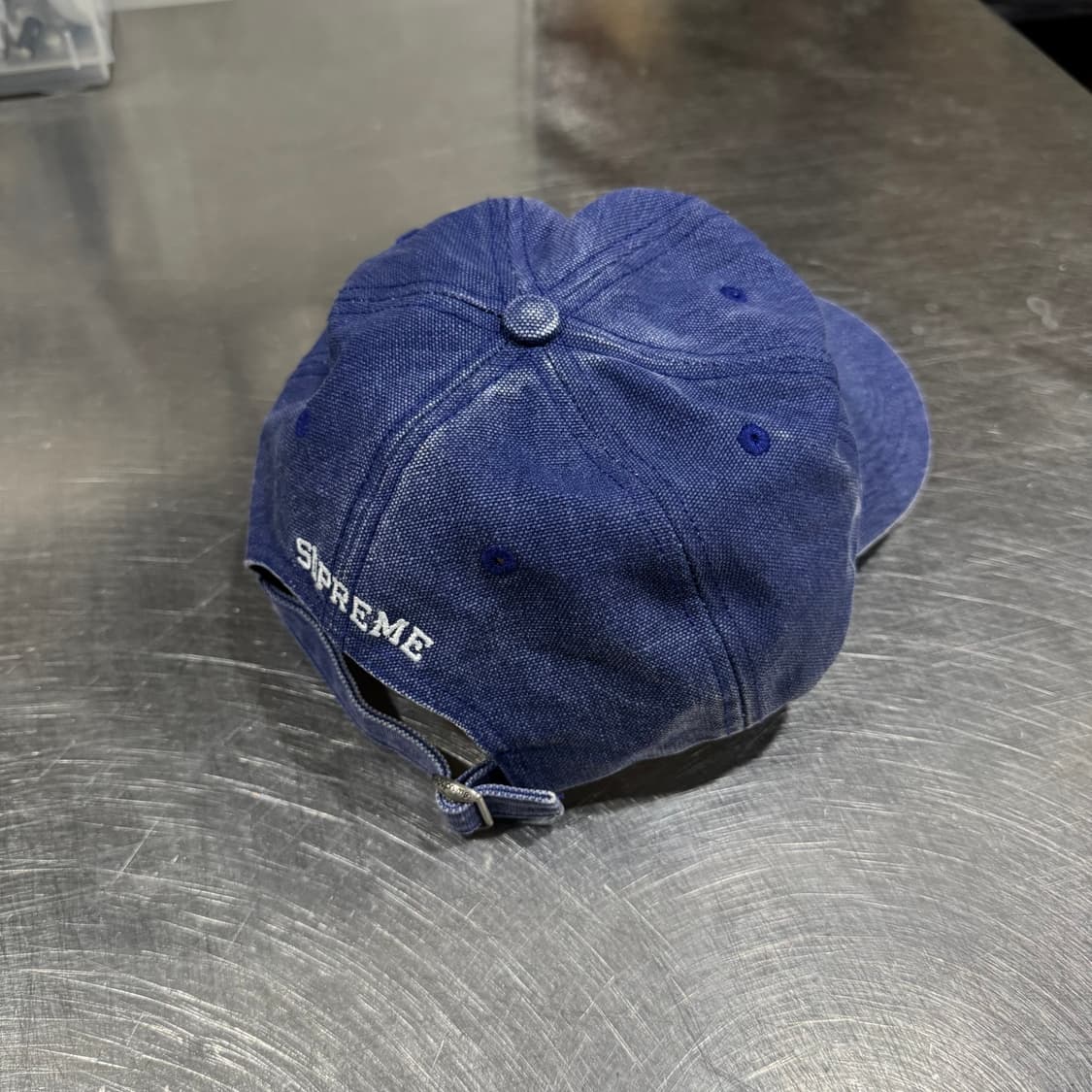 슈프림 S로고 6패널 캡 - 네이비 상품이미지2