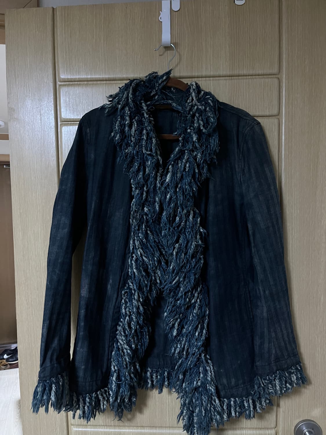 빈티지 데님 프린지 자켓 상품이미지1