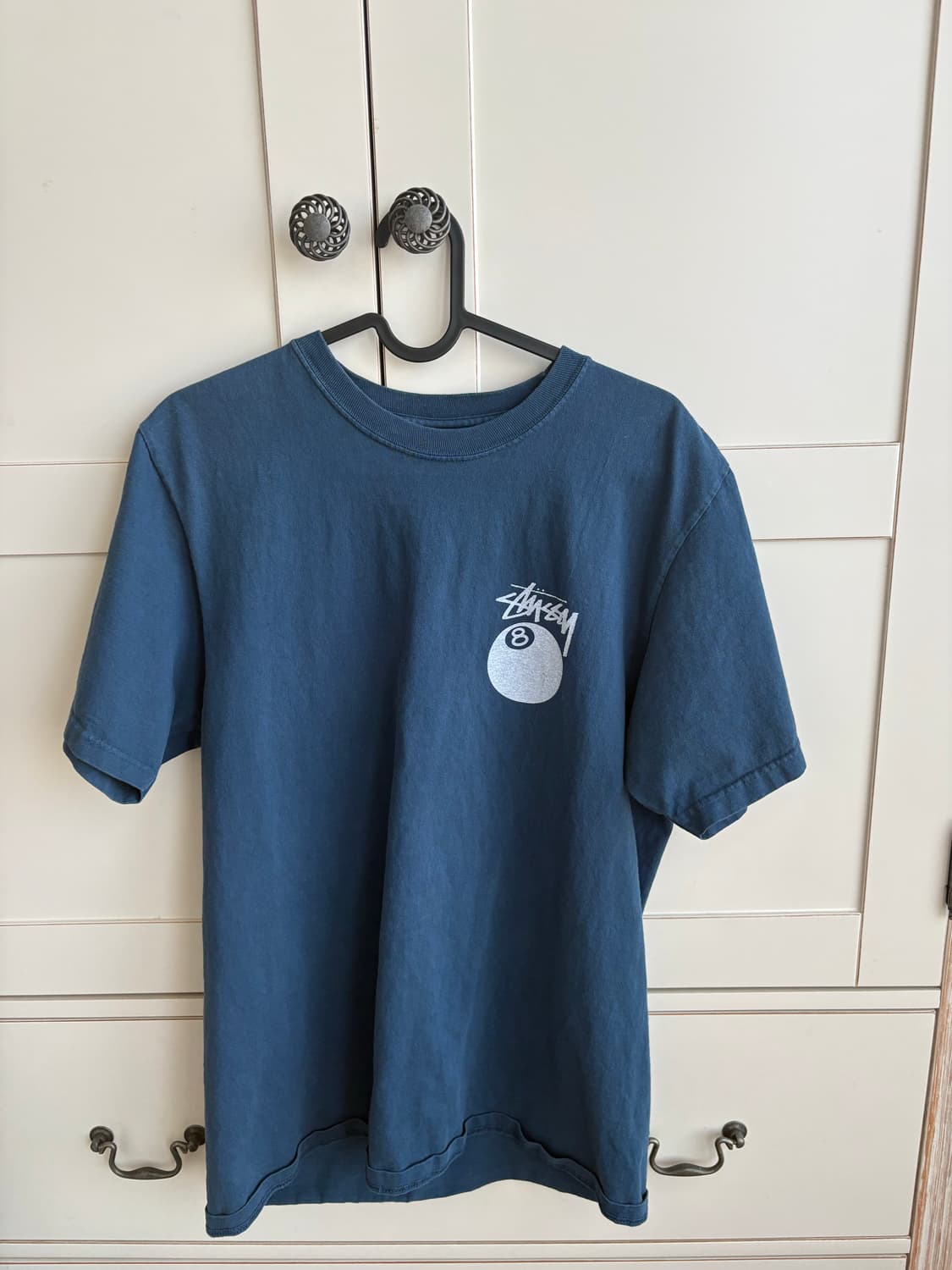 Stussy 8 Ball Pigment Dyed T-Shirt Navy 상품이미지1