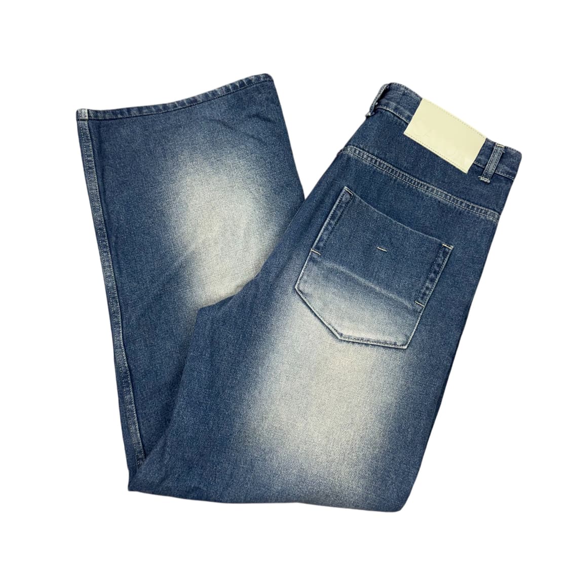 (M) 세터 워시드 와이드 데님 팬츠 상품이미지1