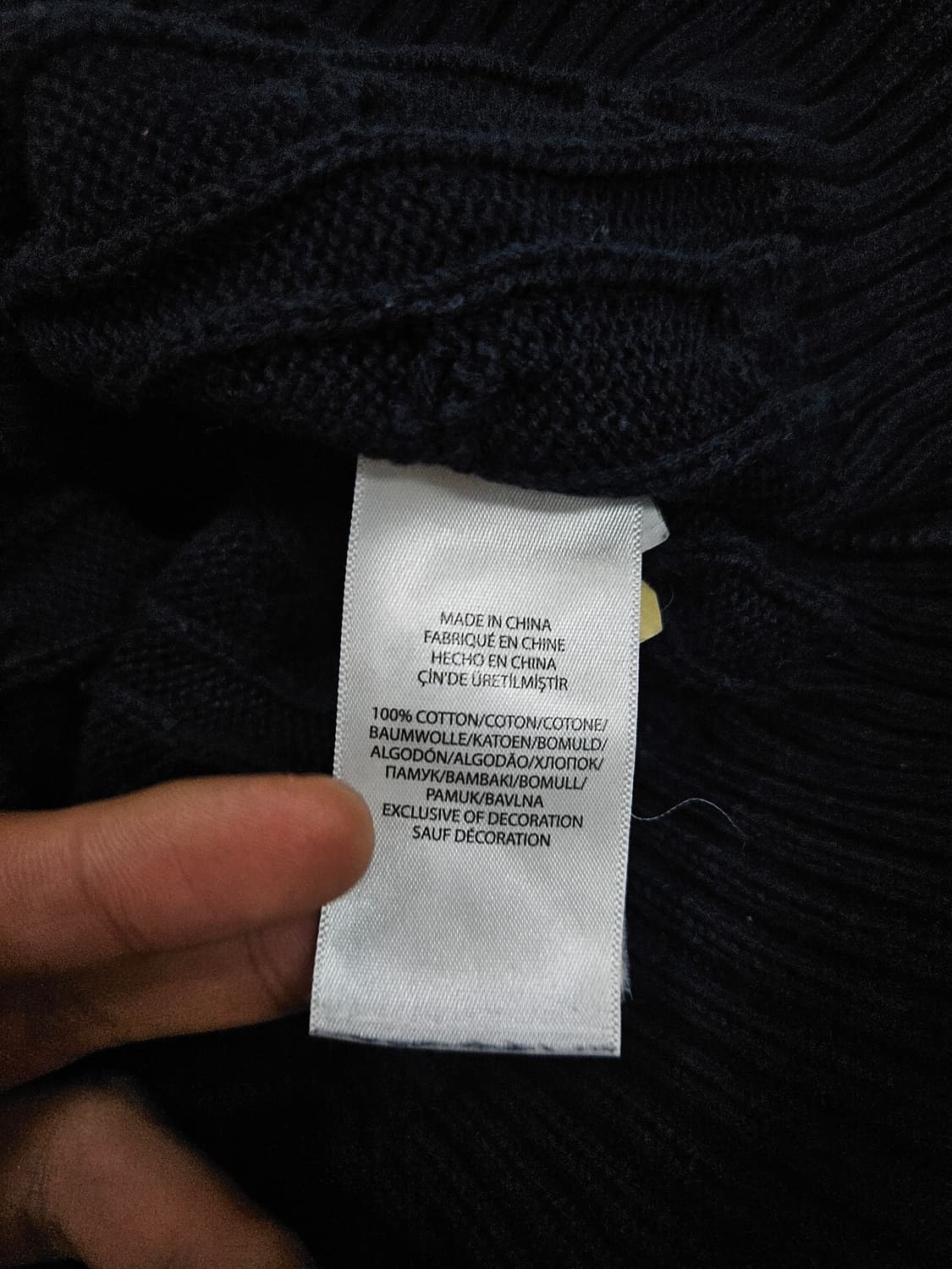 폴로 랄프로렌 케이블 니트 스웨터 급처 상품이미지5