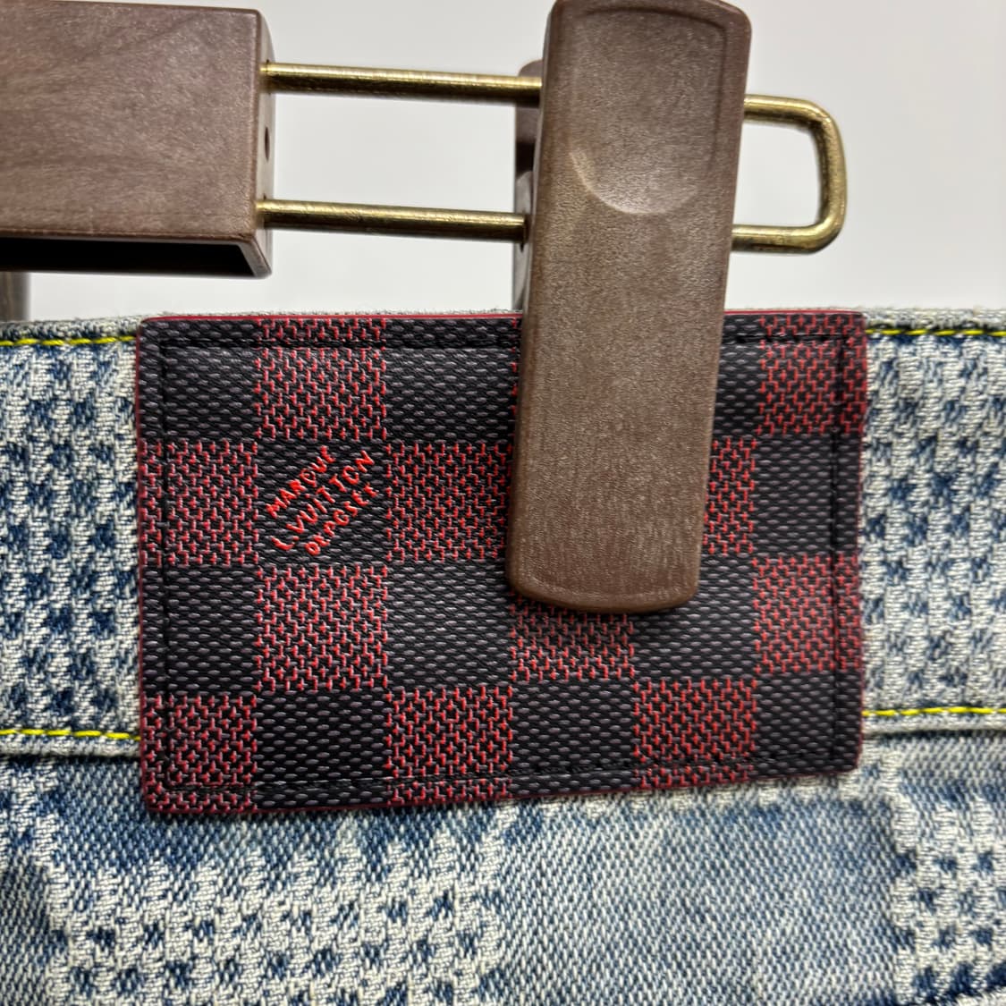 [31]루이비통 LV 다미에 플레어드 워시드 팬츠 상품이미지2