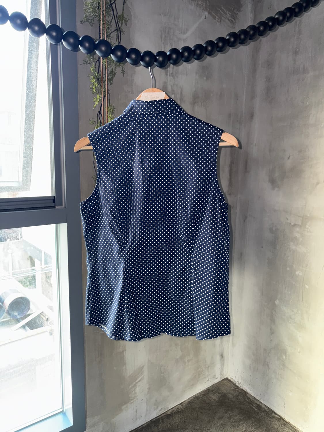 Dot cotton sleeveless 상품이미지4