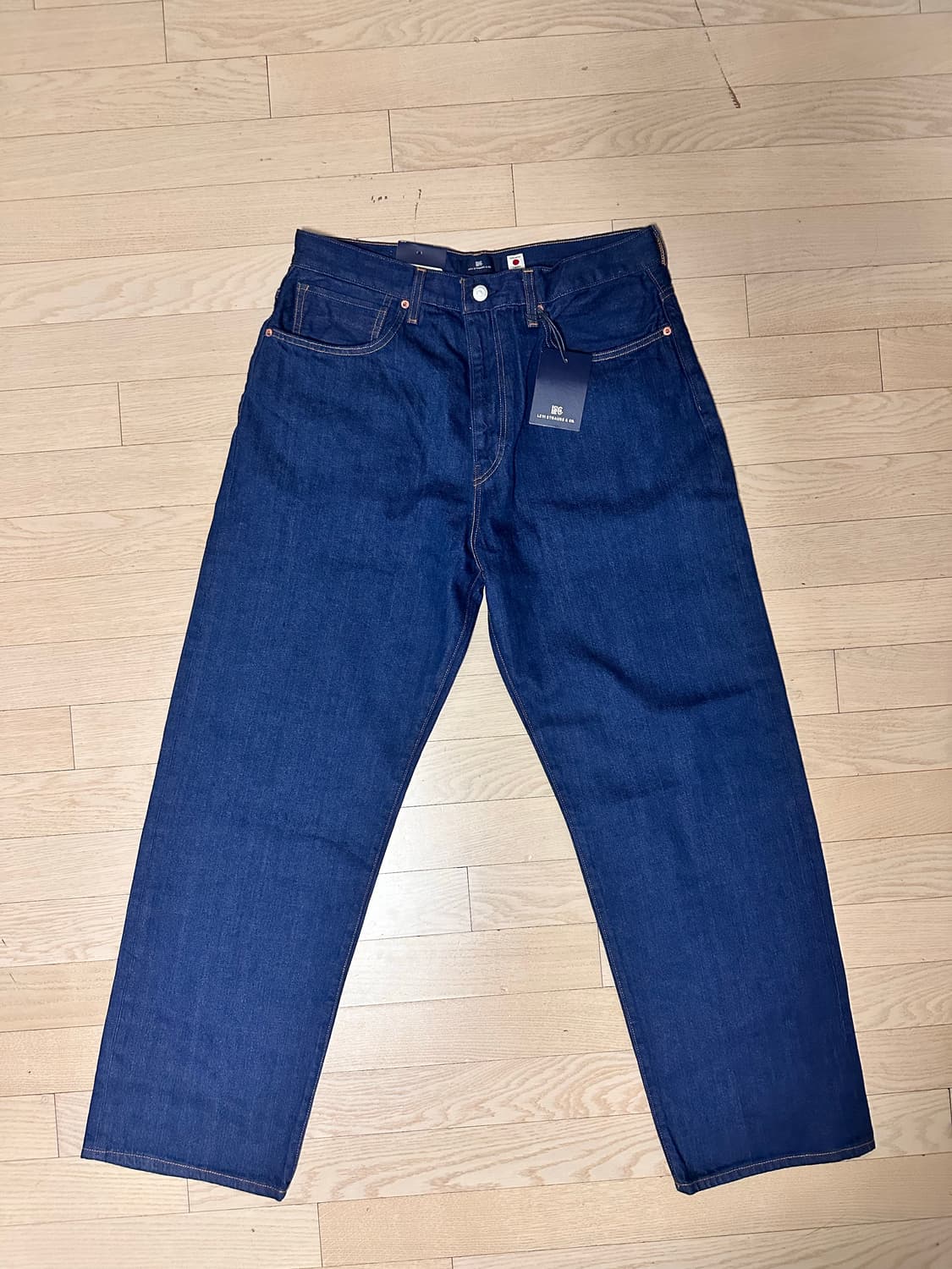 리바이스 블루탭 마커 루즈 진 33x32 상품이미지3