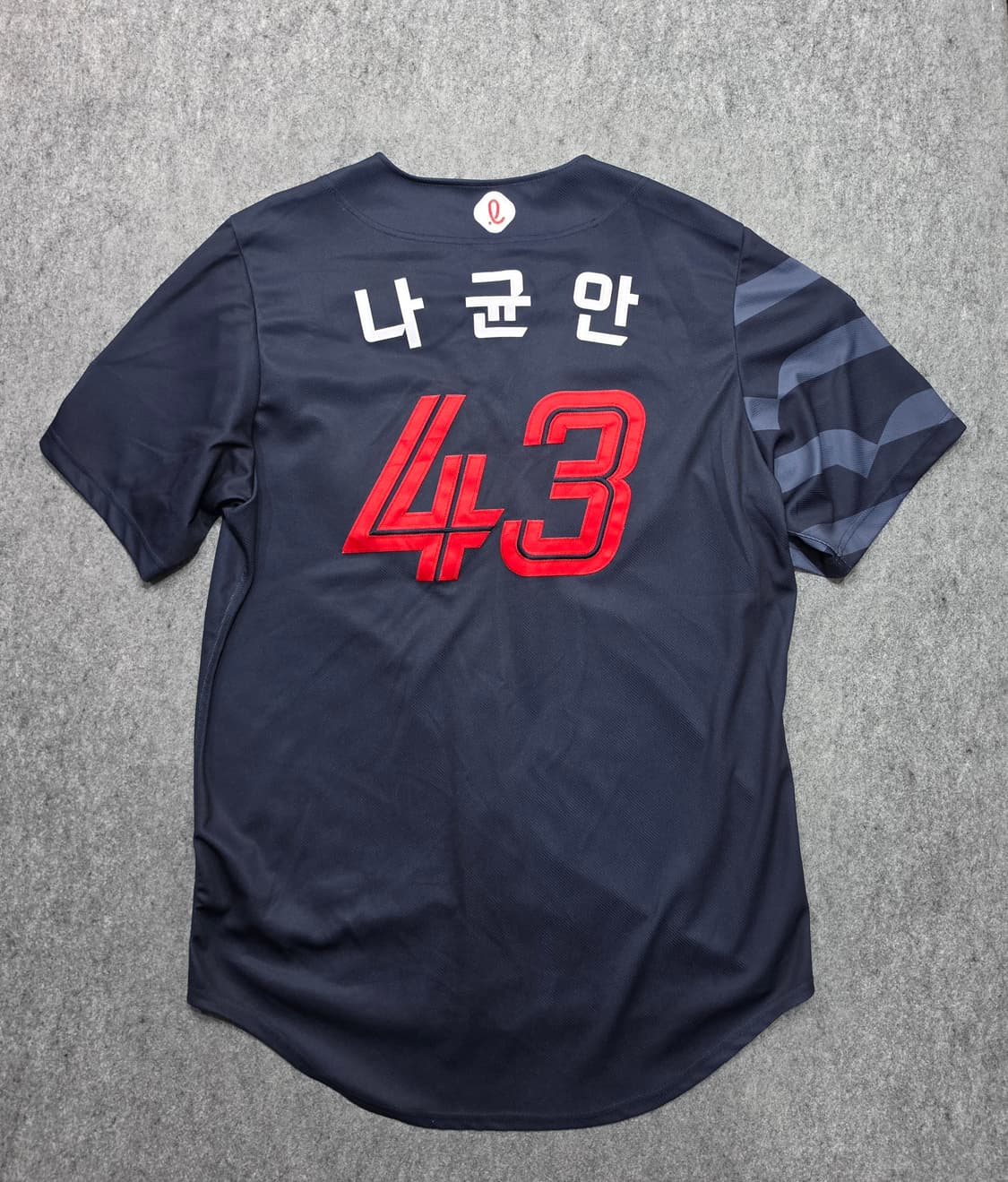 롯데 자이언츠 43 나균안 원정 야구 유니폼 반팔 져지 120 상품이미지2