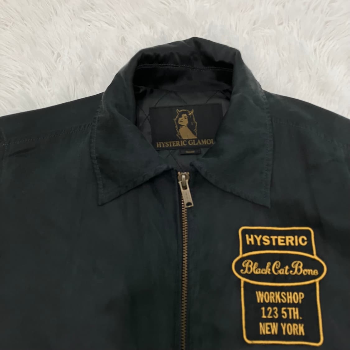 빈티지 히스테릭 글래머 실크 블루종 y2k 스트릿 갸루 펑키 일본빈티지 상품이미지5