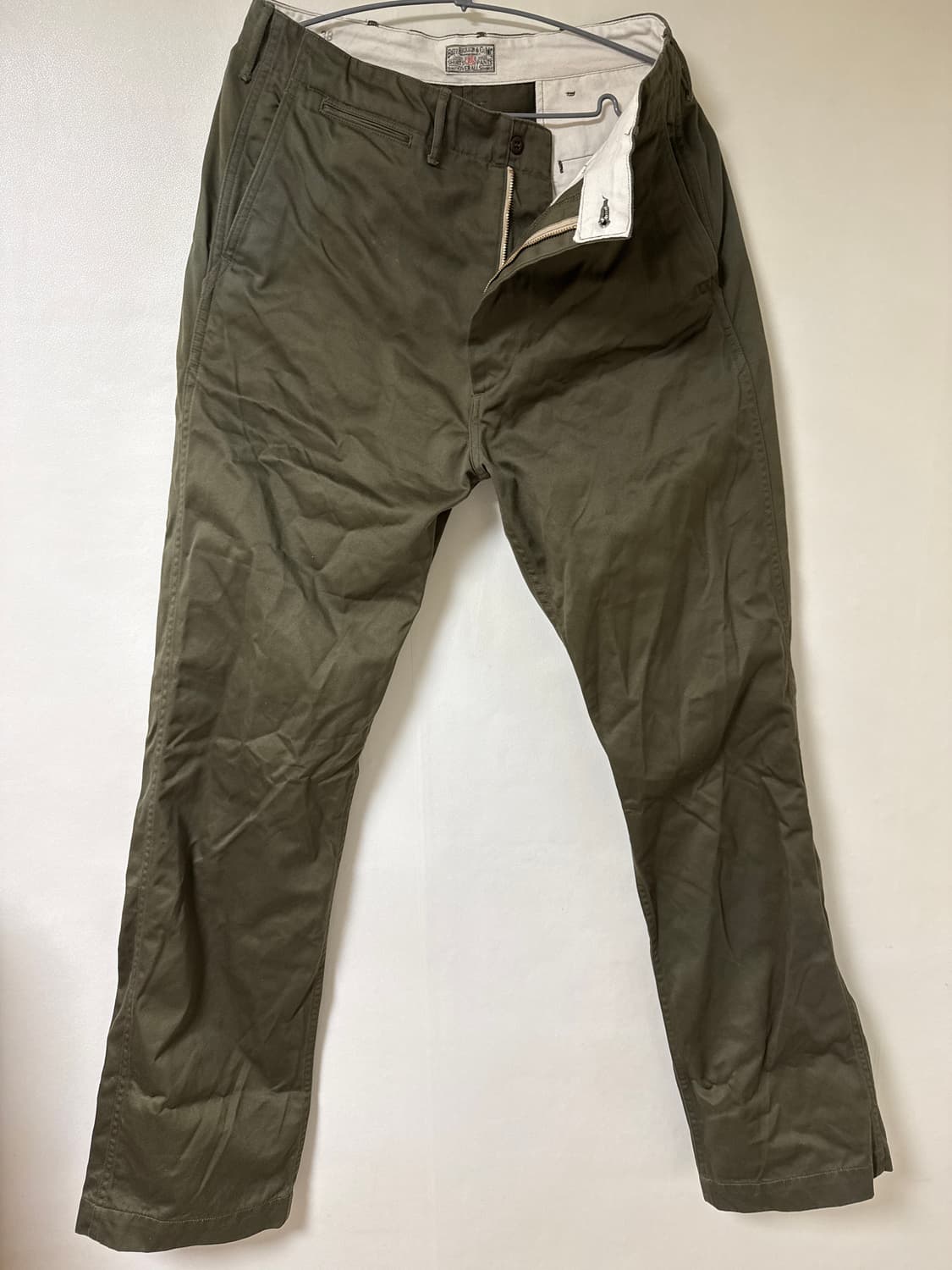 버즈릭슨 치노 br40025 올리브 새상품 38 판매합니다. 변색 있음 상품이미지5