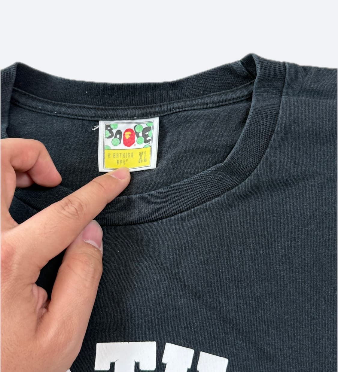 베이프 컬리지 카모 티셔츠  상품이미지2